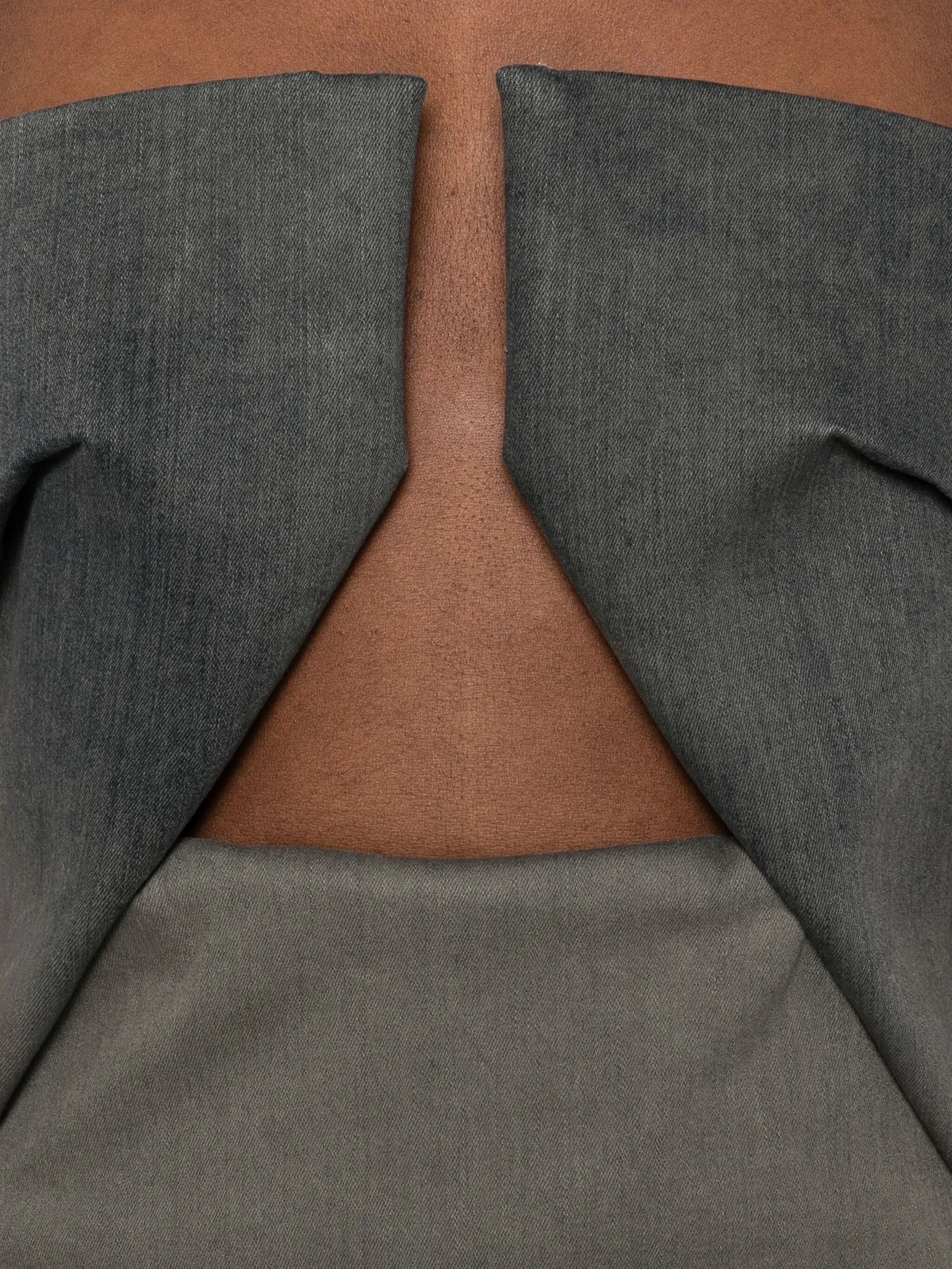 cut-out strapless dress