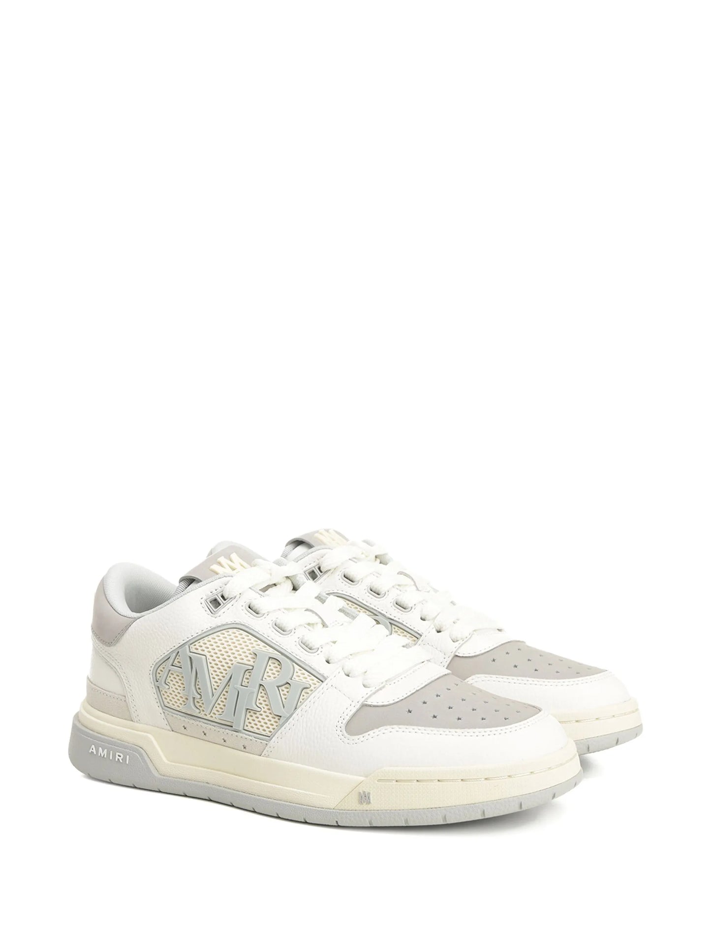 Classic low-top logo-detail leather lace-up sneakers