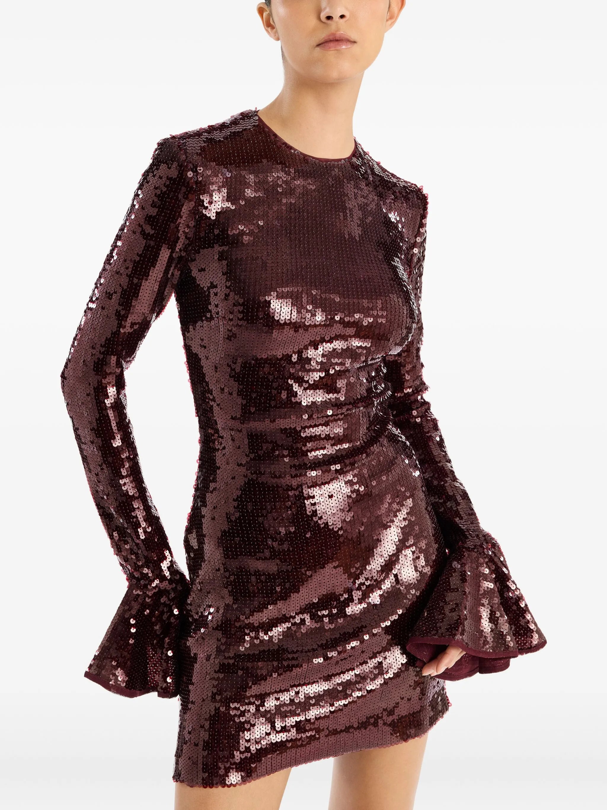 sequin-embellishment mini dress