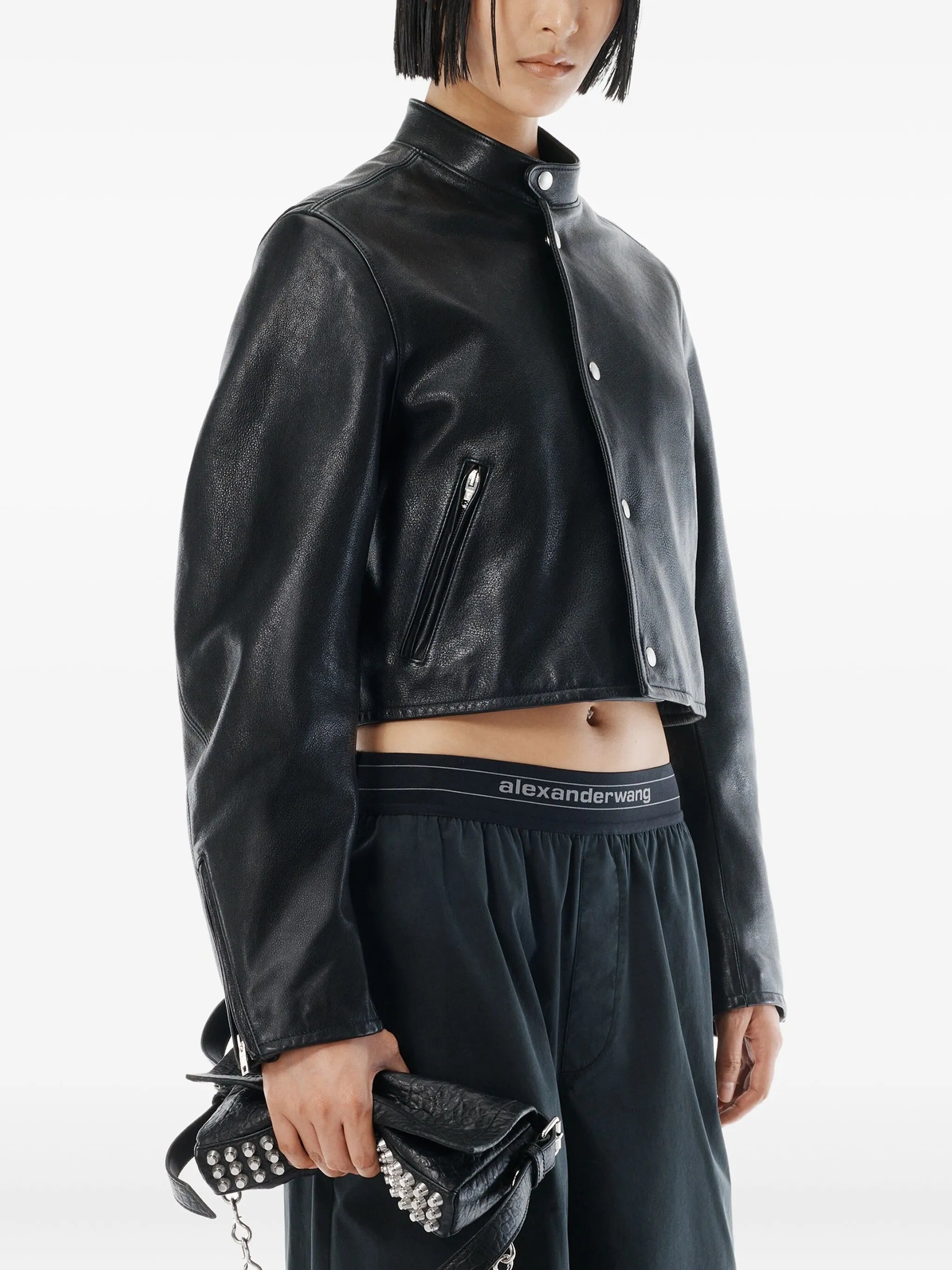 mid-rise logo trousers