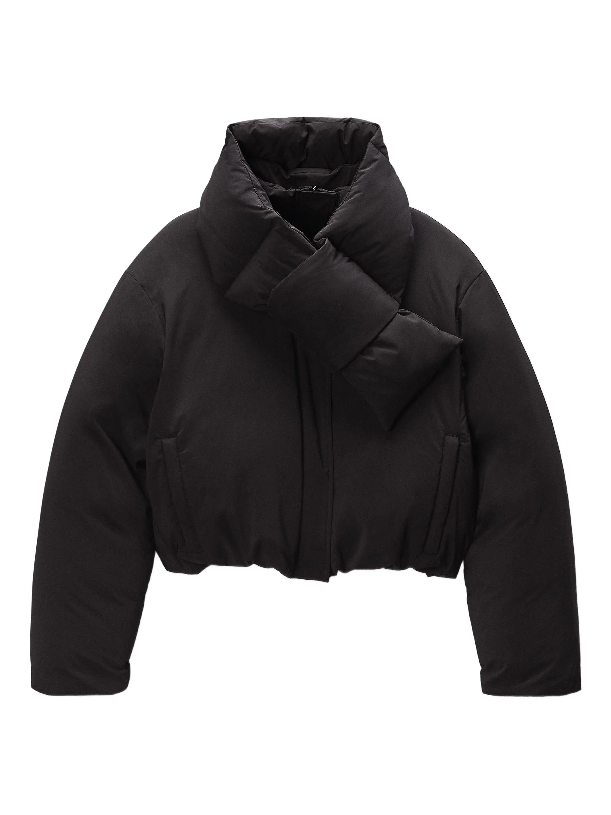 cropped puffer jacket