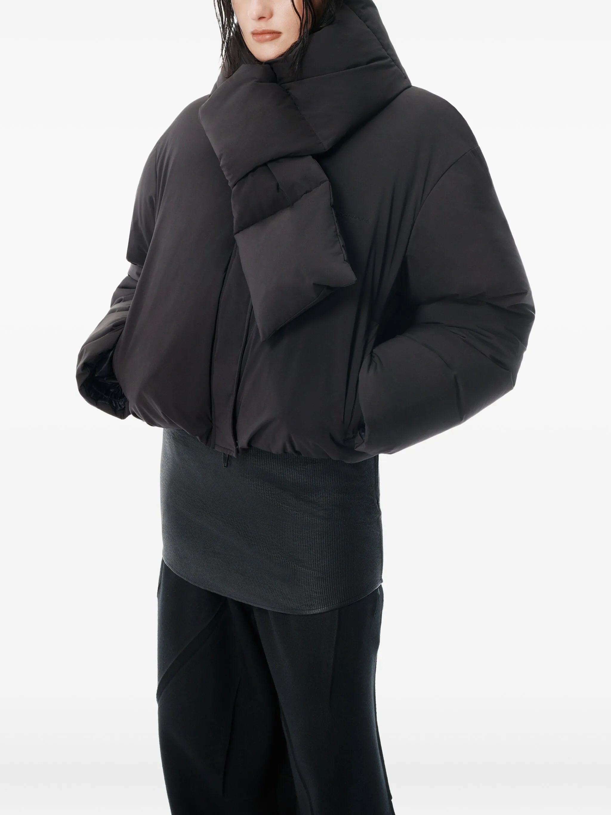 cropped puffer jacket
