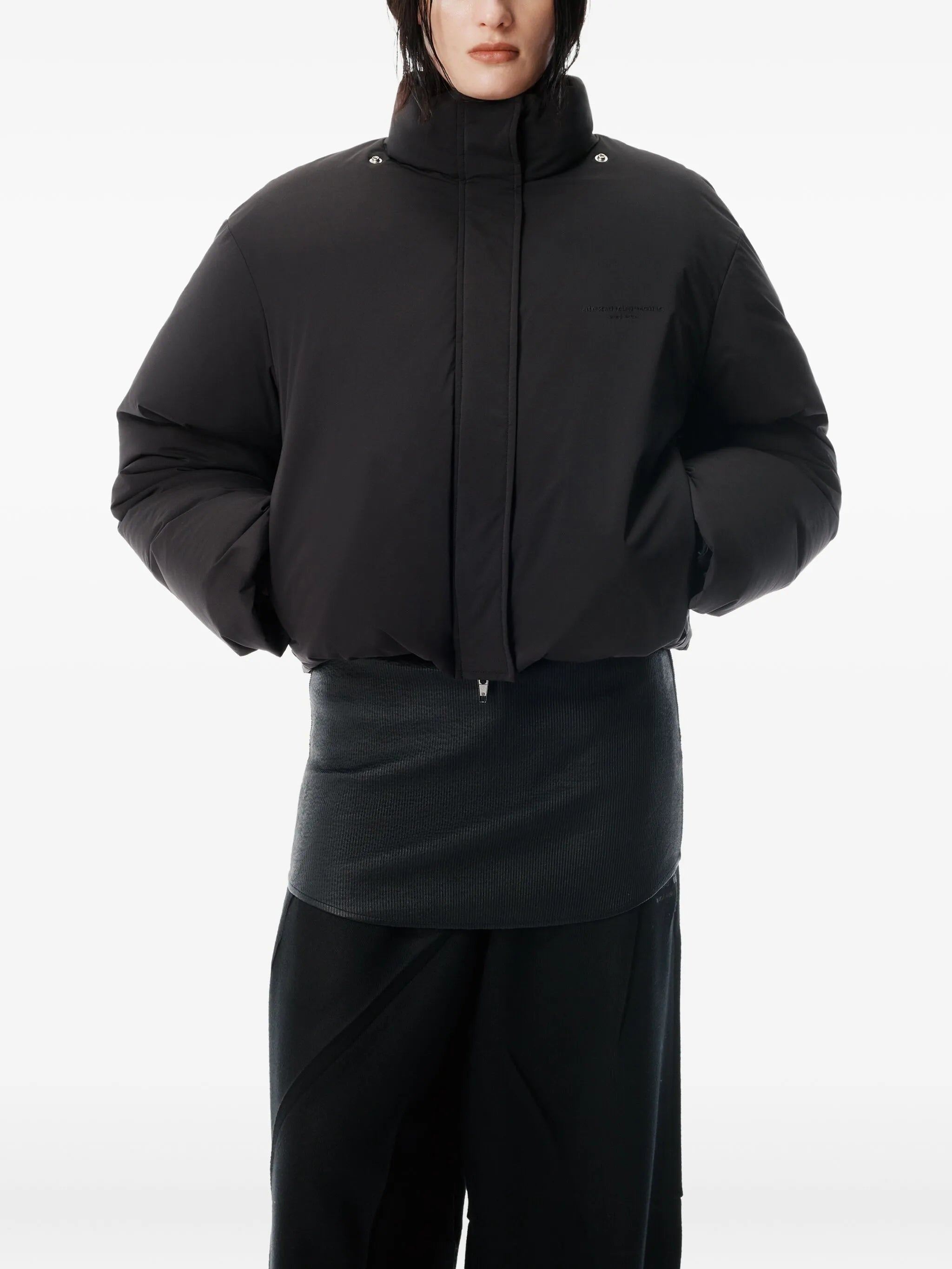 cropped puffer jacket