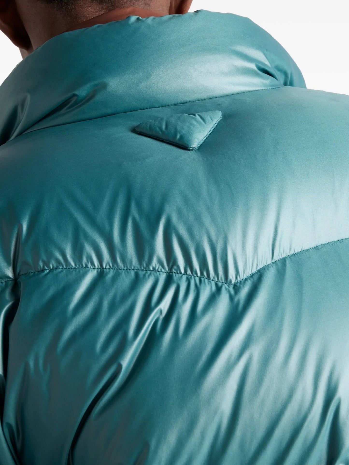 triangle-logo padded jacket