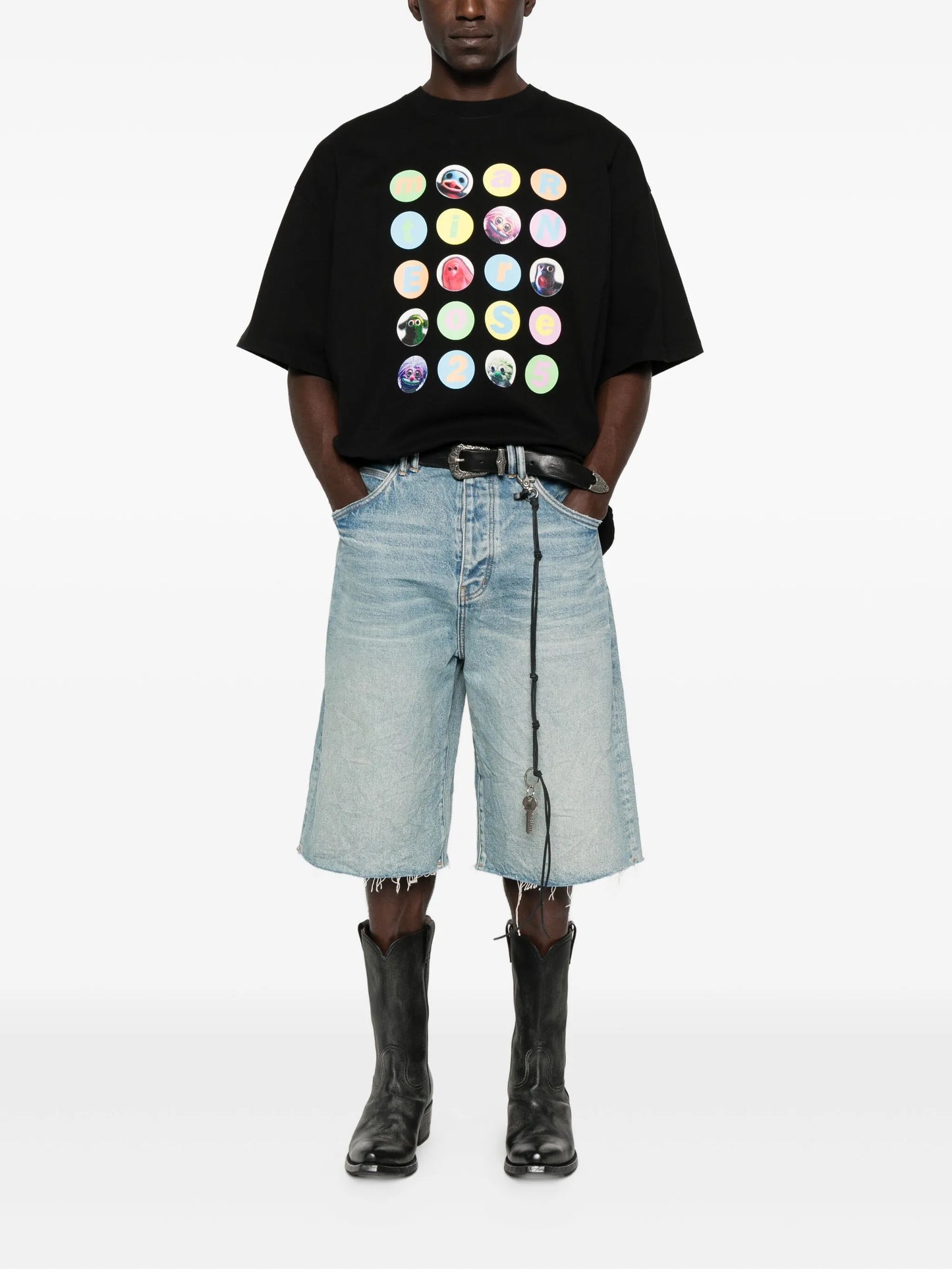 graphic-print cotton T-shirt