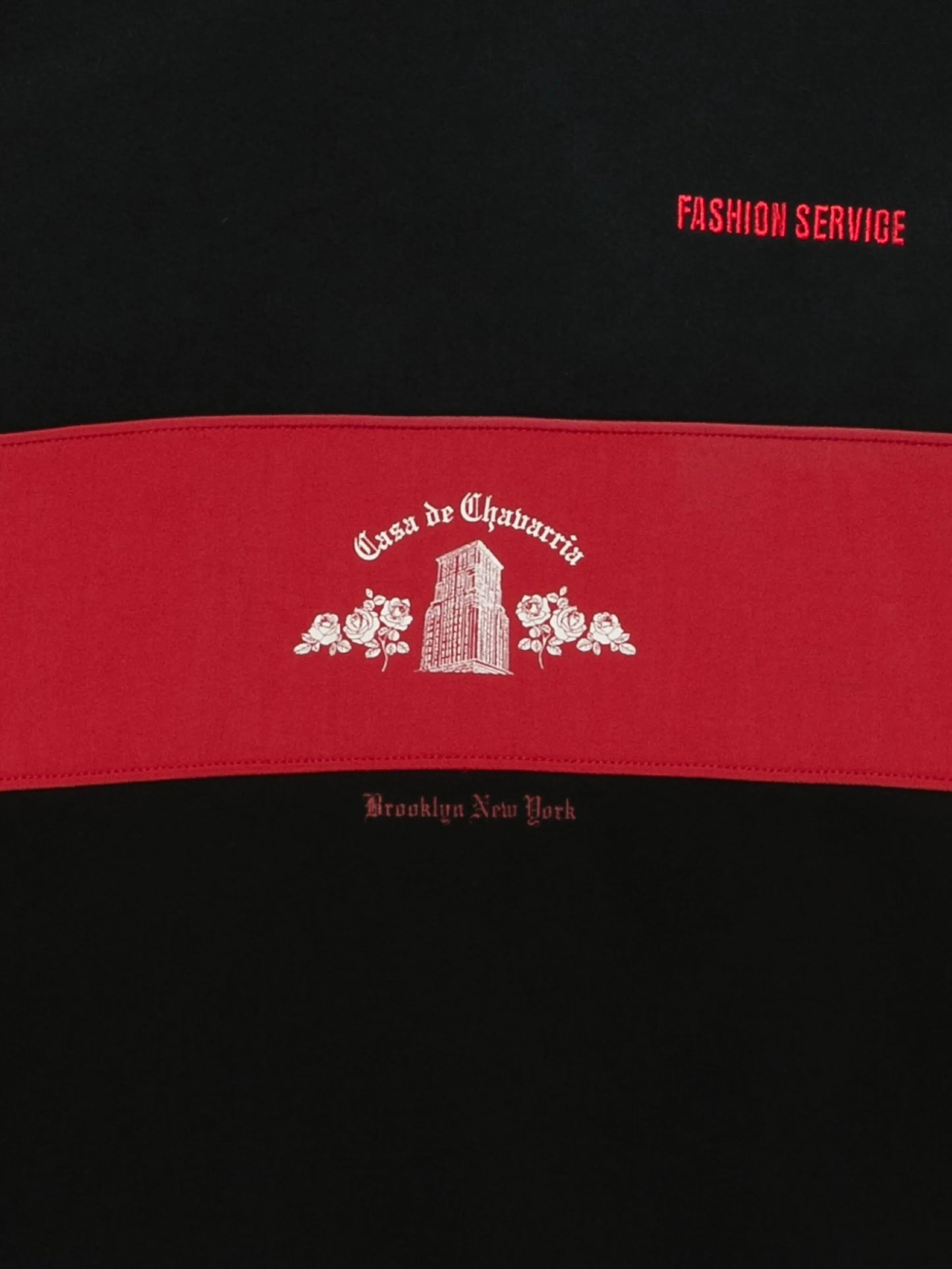 colourblock mock-neck sweater