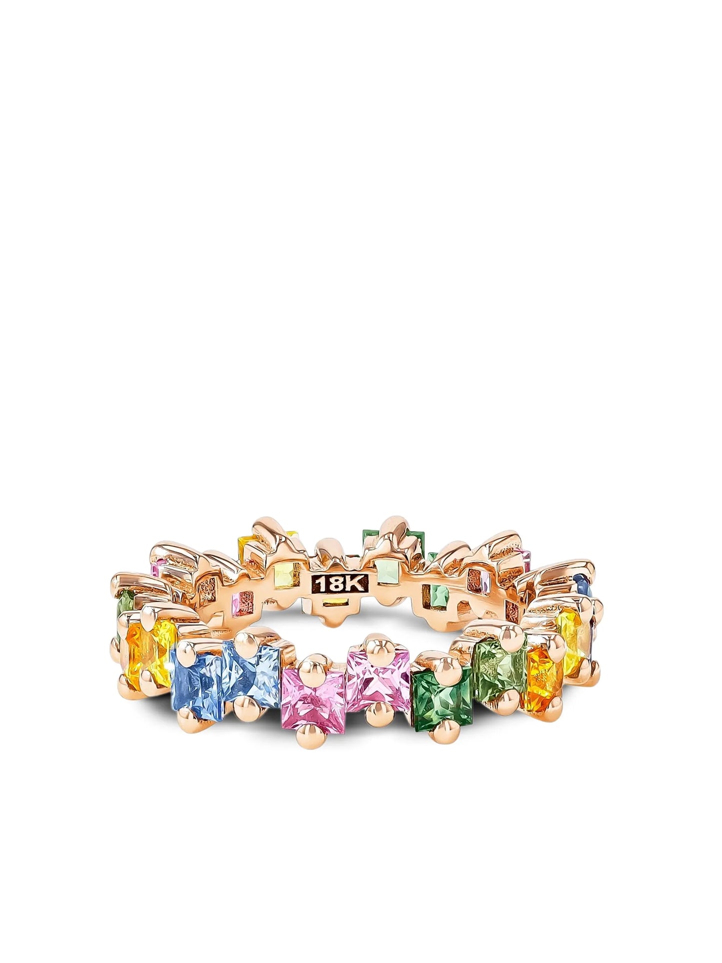18CT rose gold Milli sapphire ring