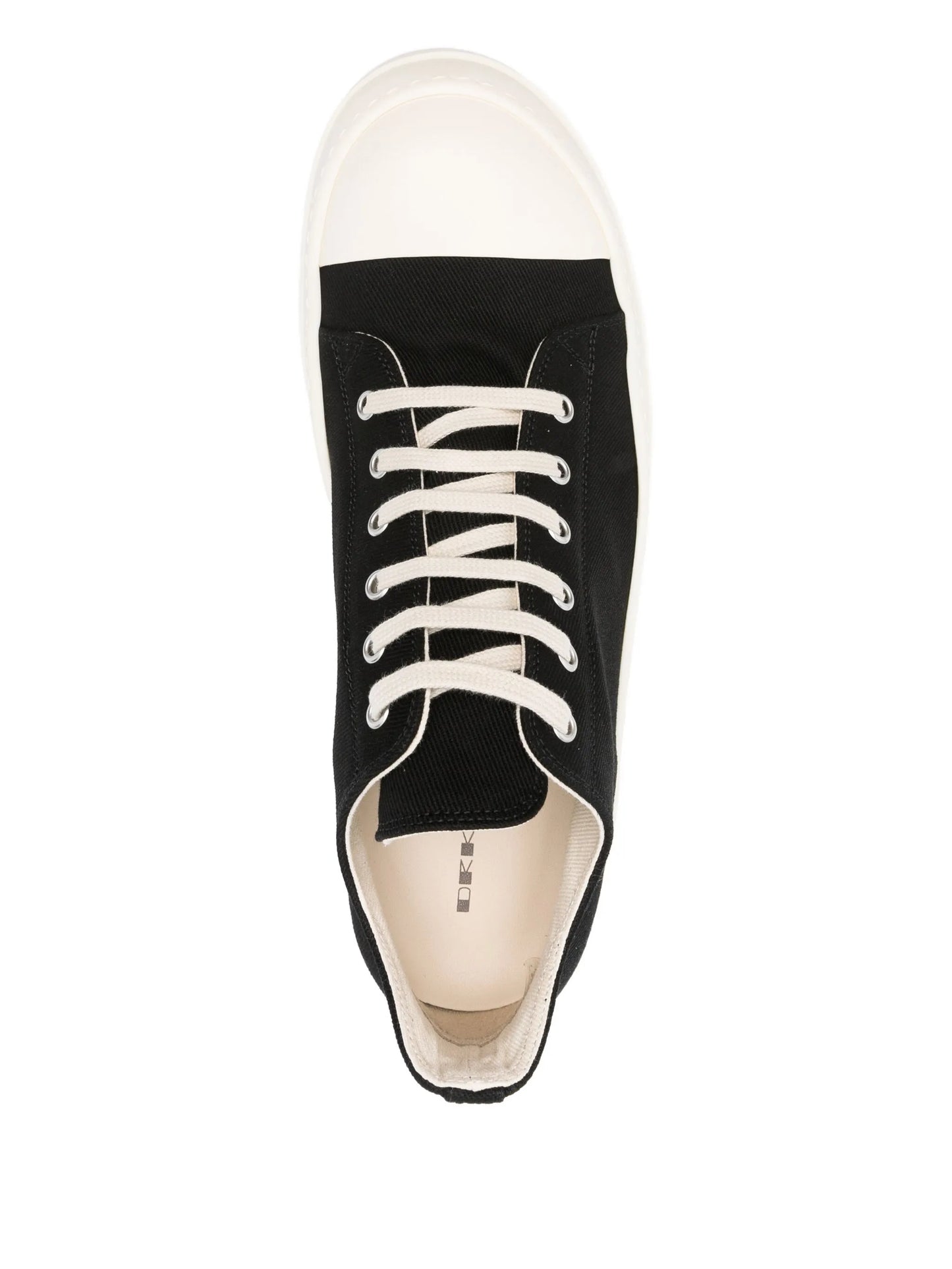 lace-up round-toe sneakers