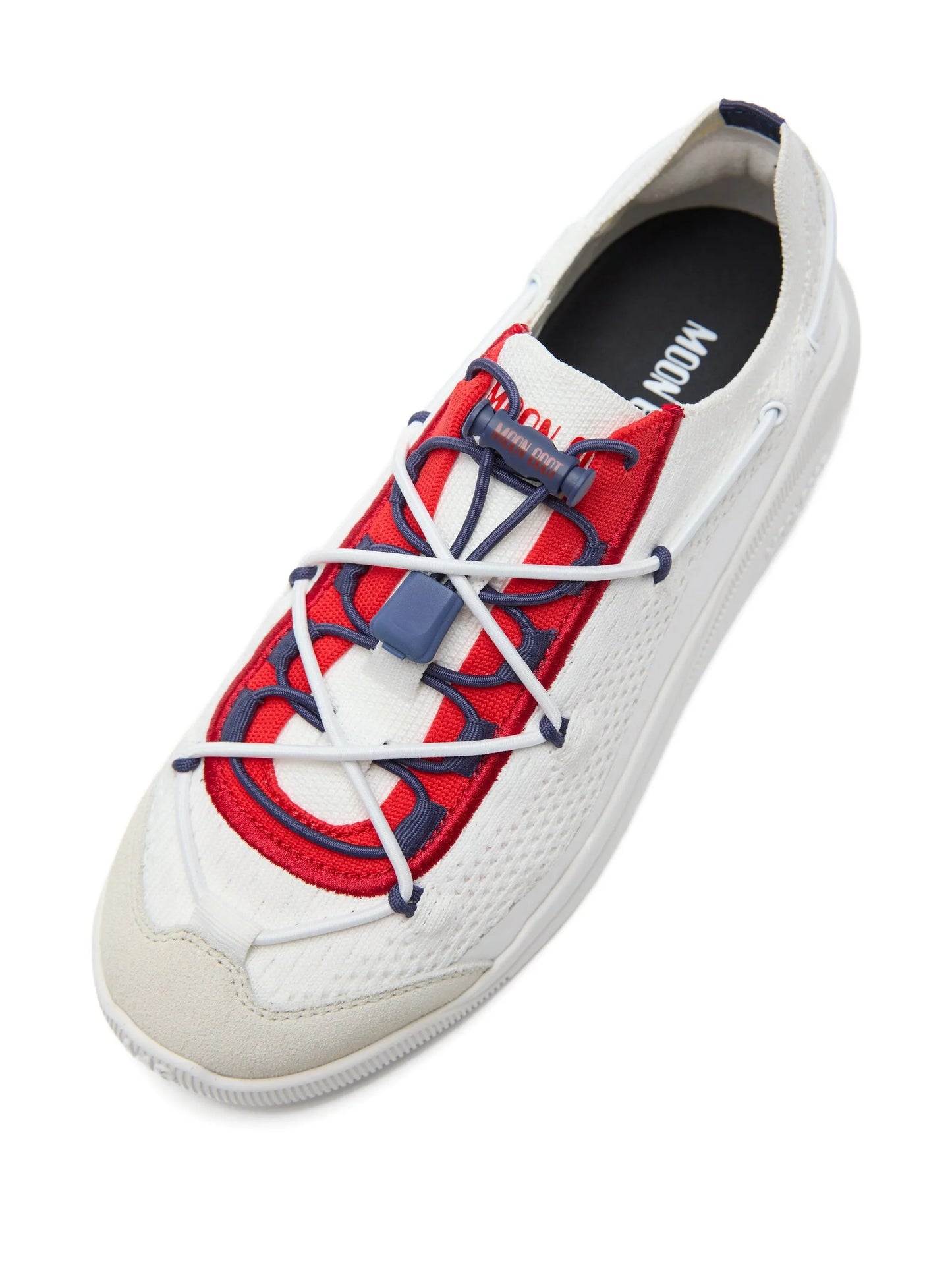 Moonlight knitted lace-up low-top sneakers