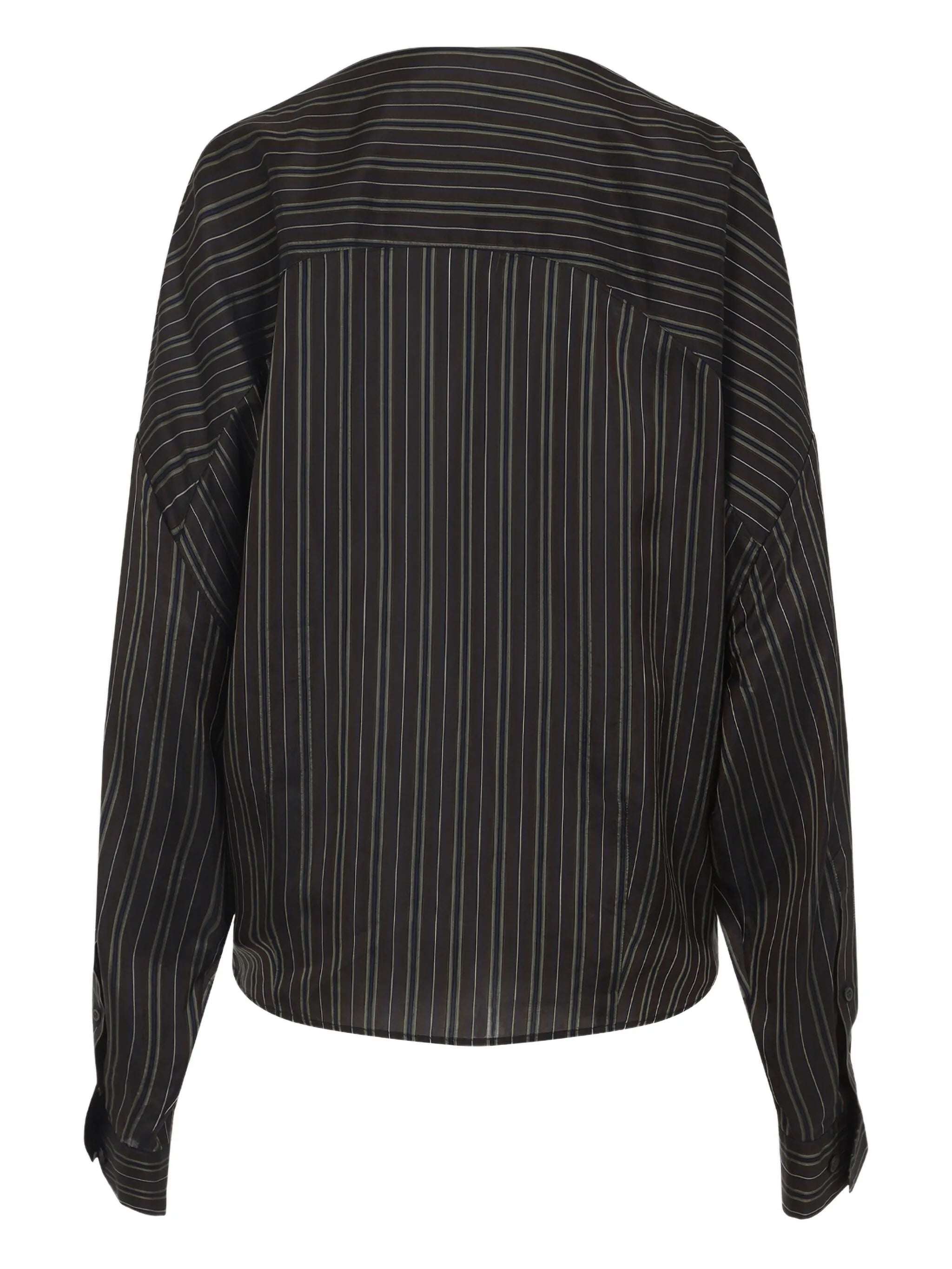 striped wrap top