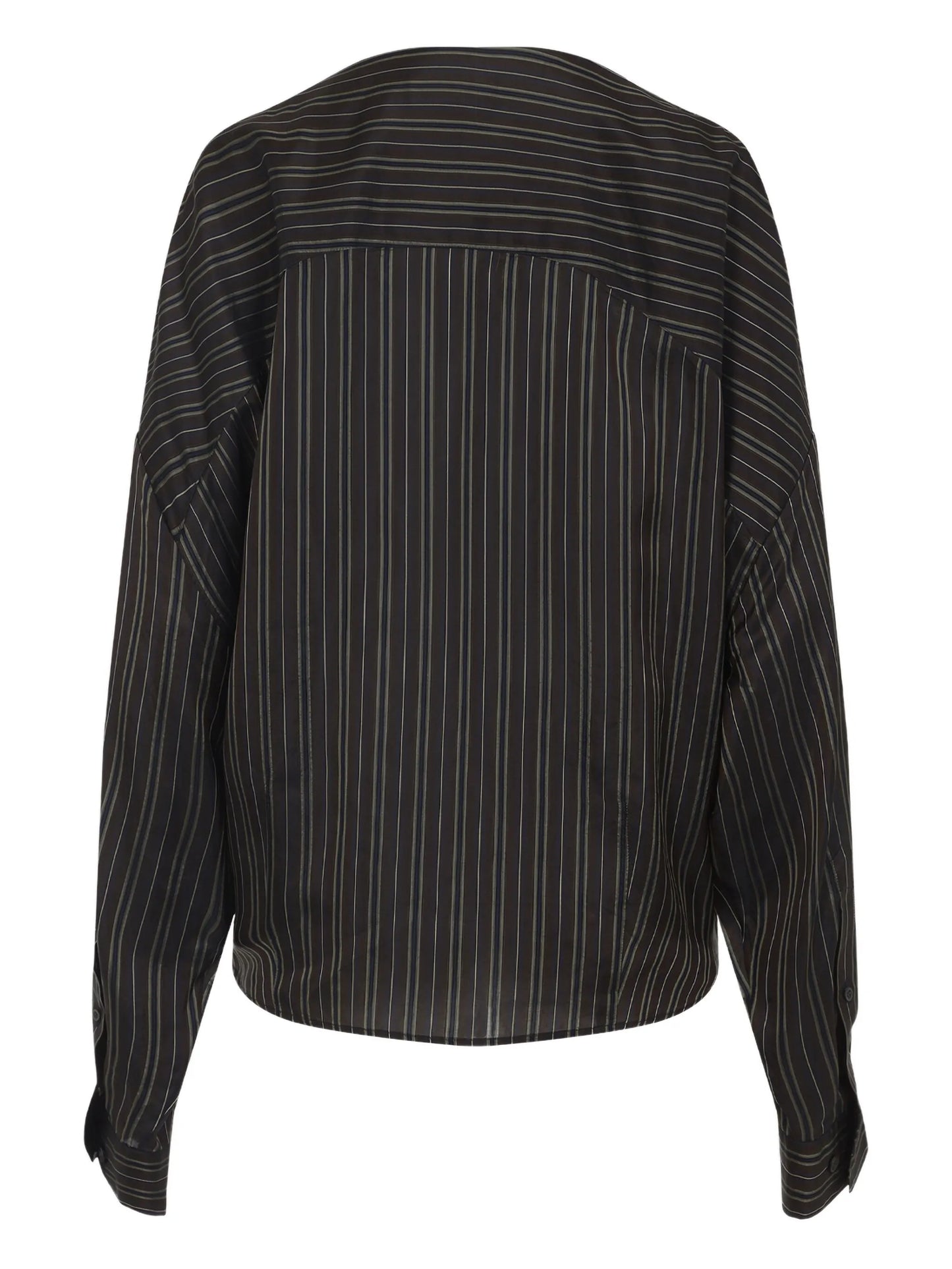 striped wrap top