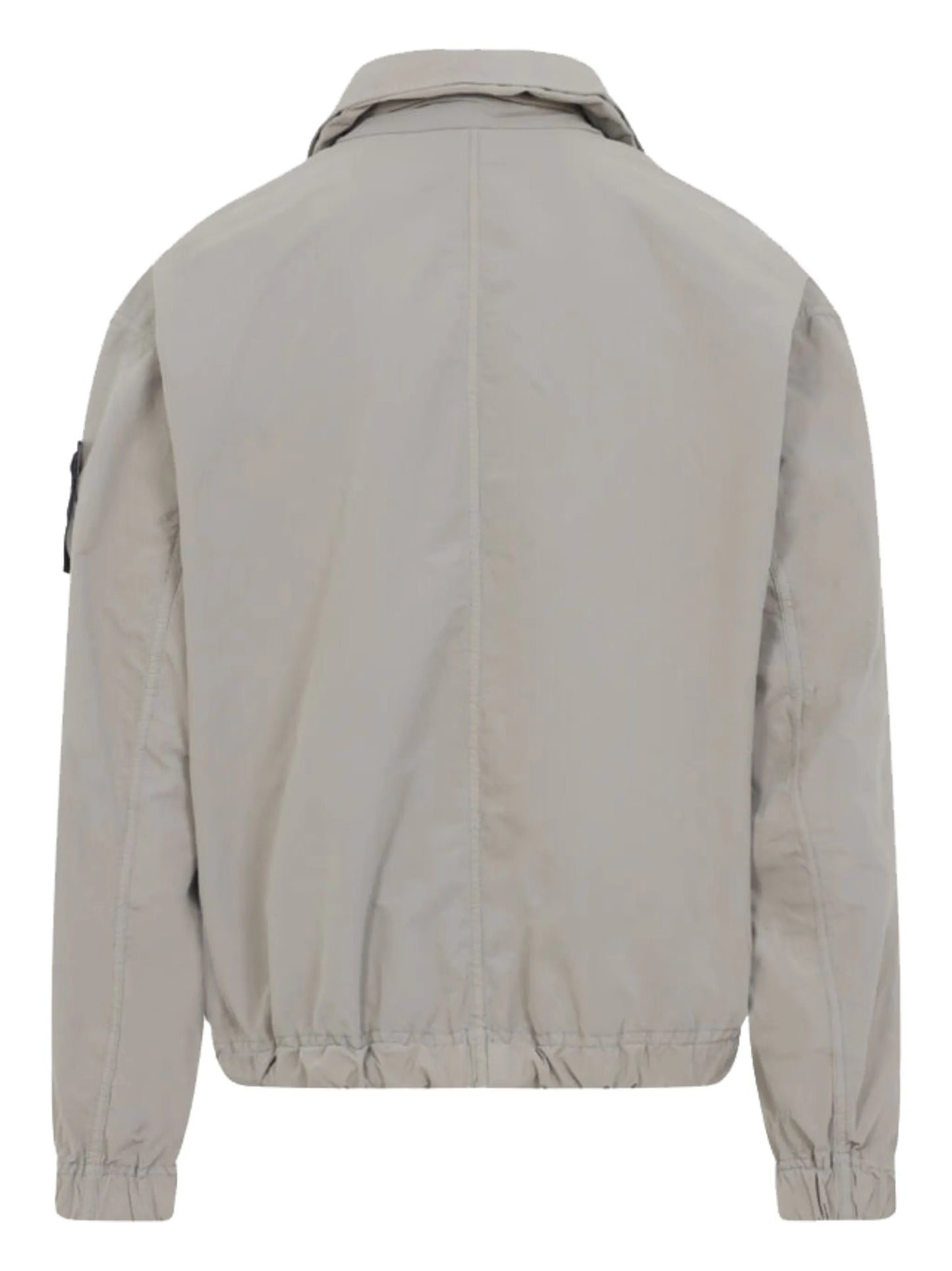 zip-fastening bomber jacket