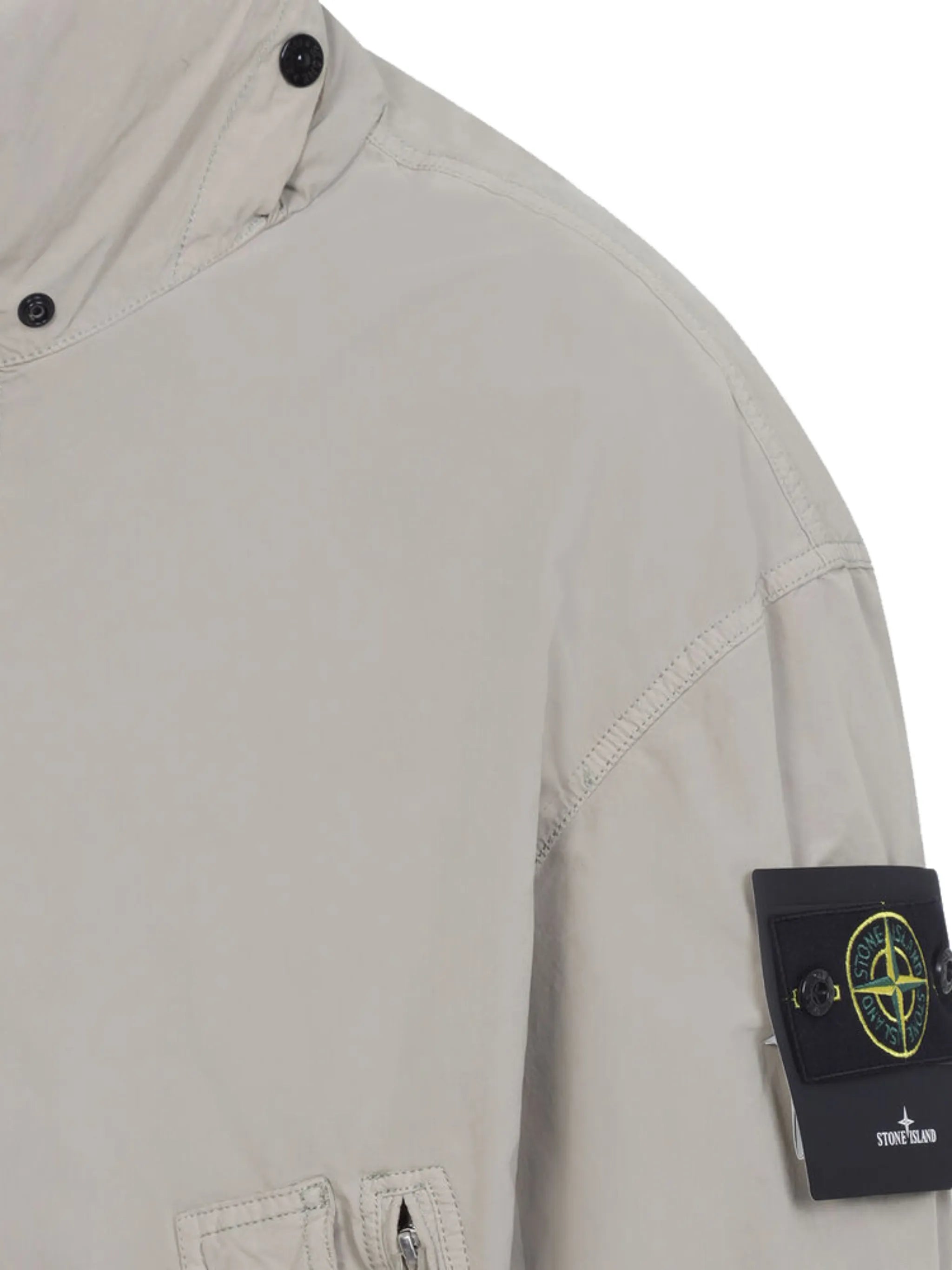 zip-fastening bomber jacket