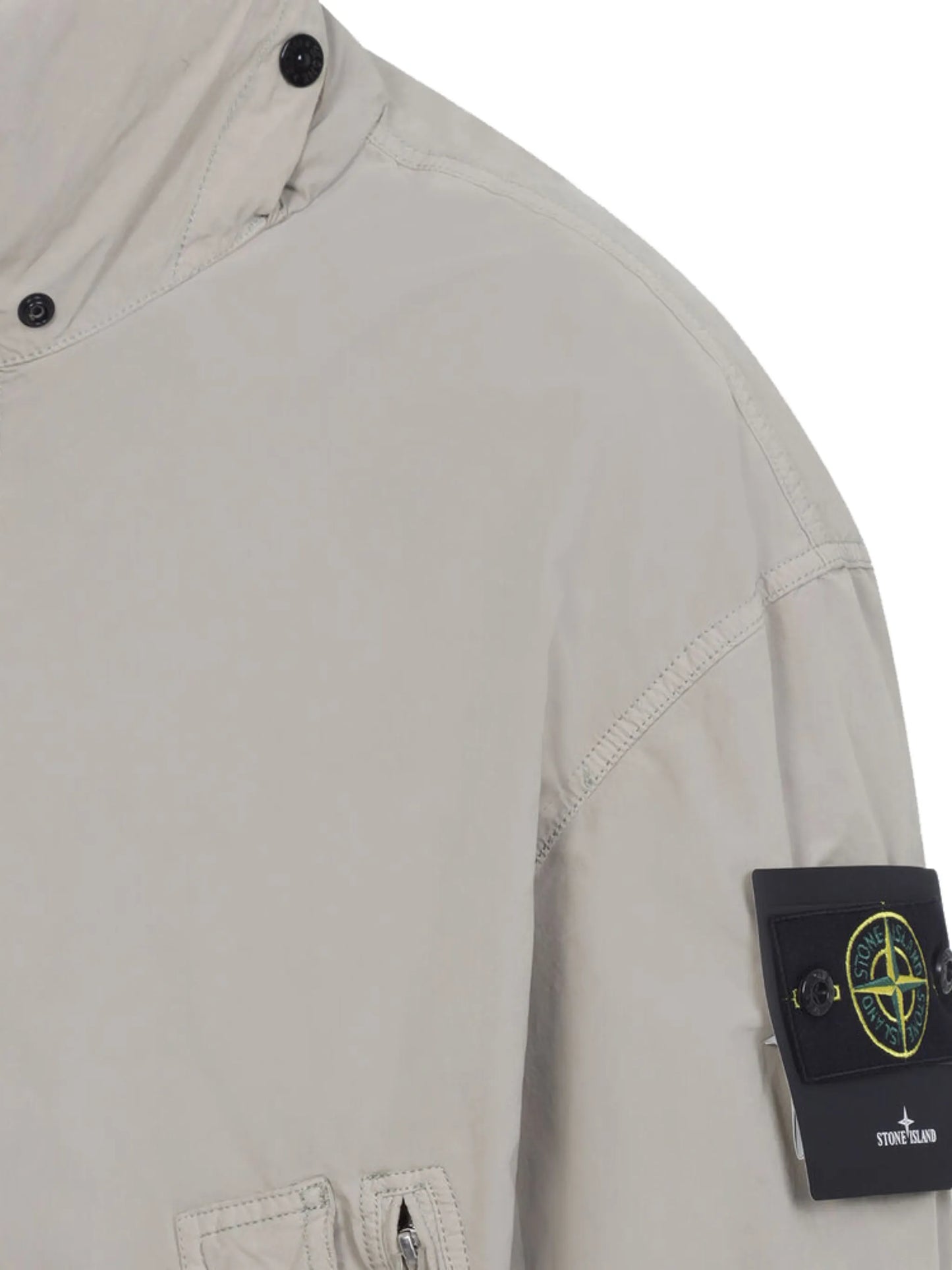 zip-fastening bomber jacket