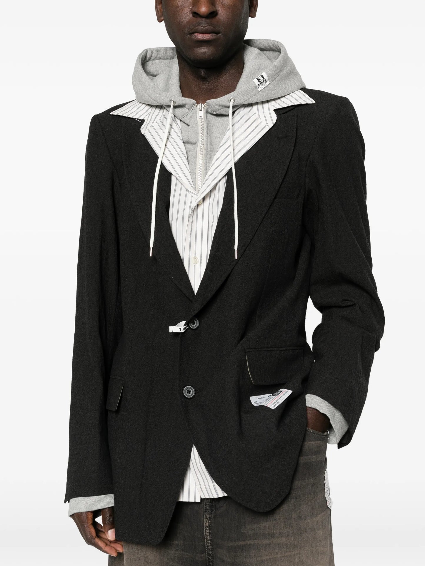 layered blazer
