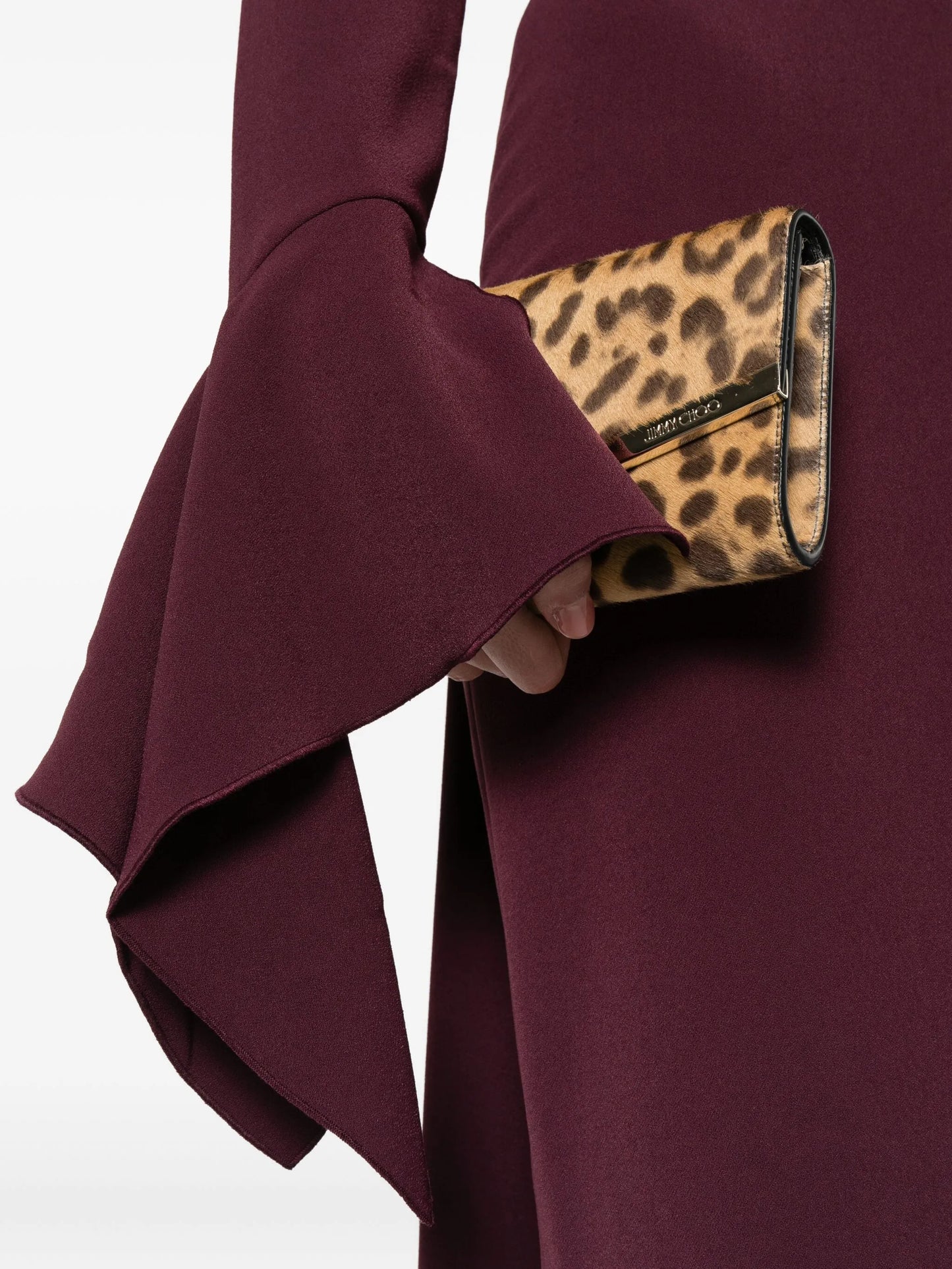 The Blake flared-sleeve maxi dress