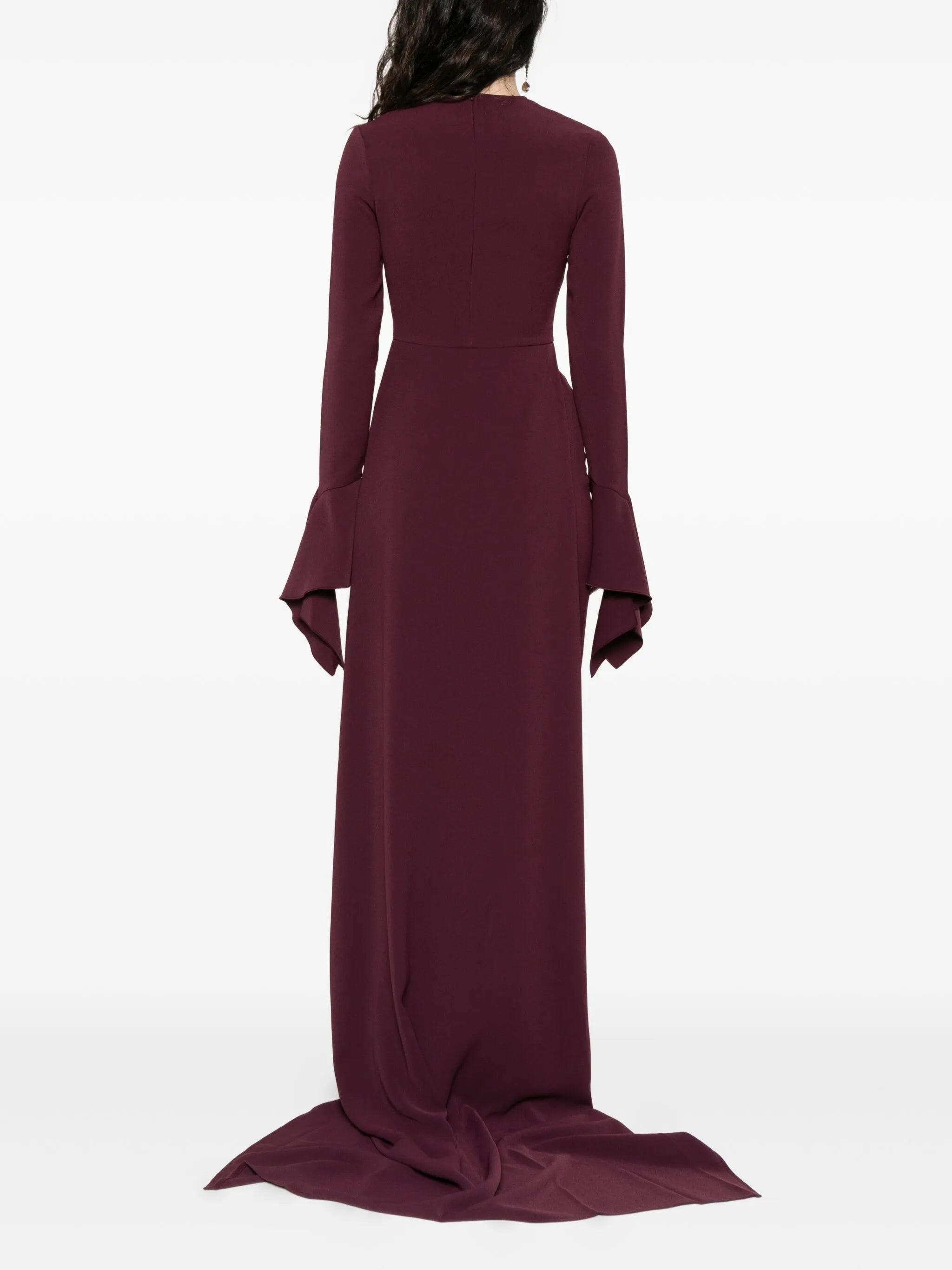 The Blake flared-sleeve maxi dress