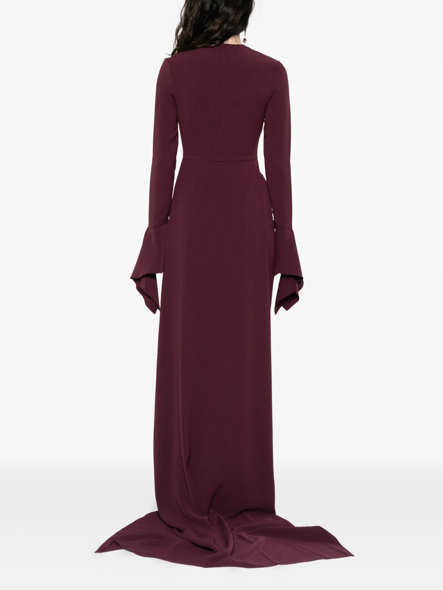 The Blake flared-sleeve maxi dress