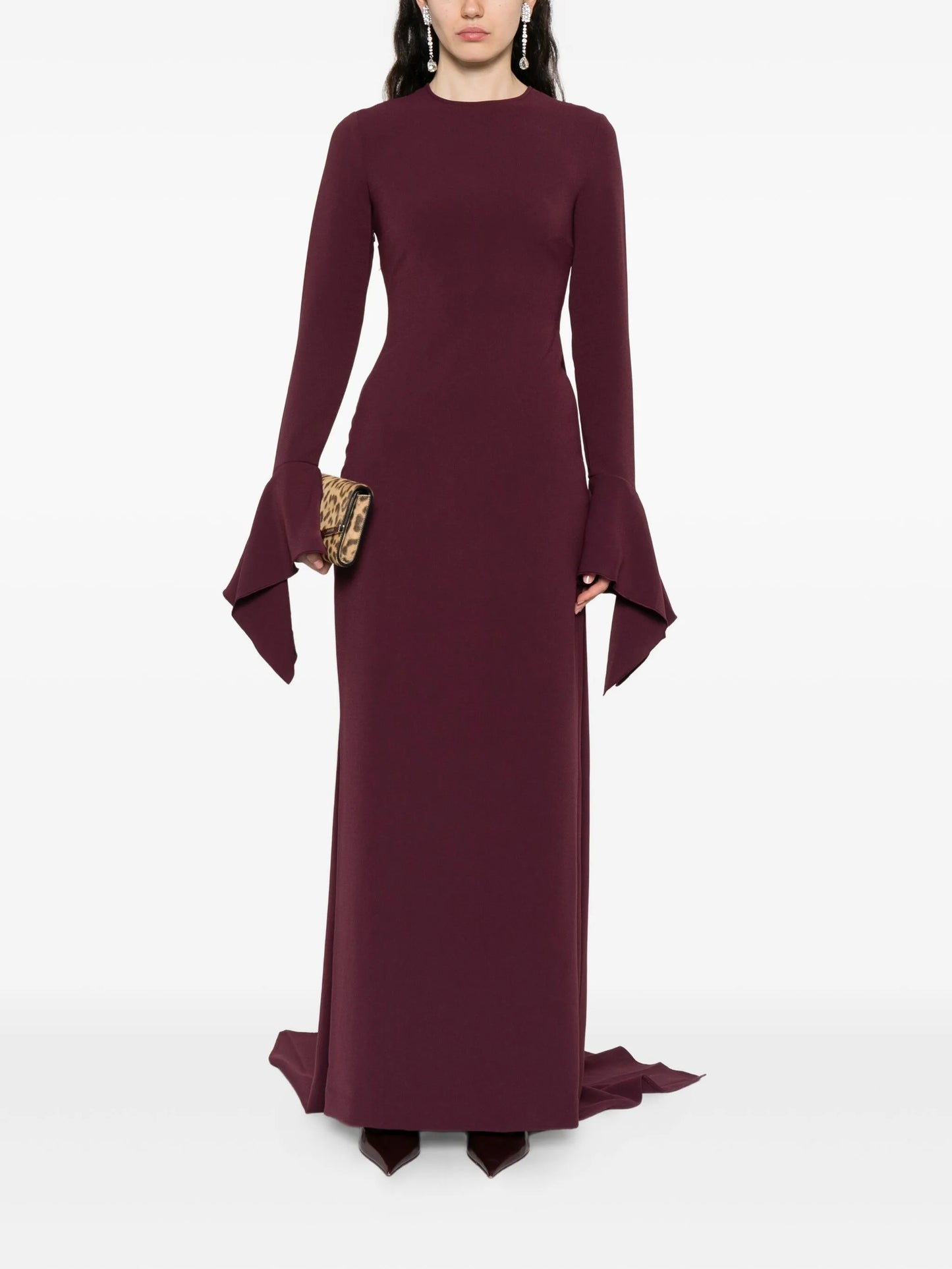 The Blake flared-sleeve maxi dress