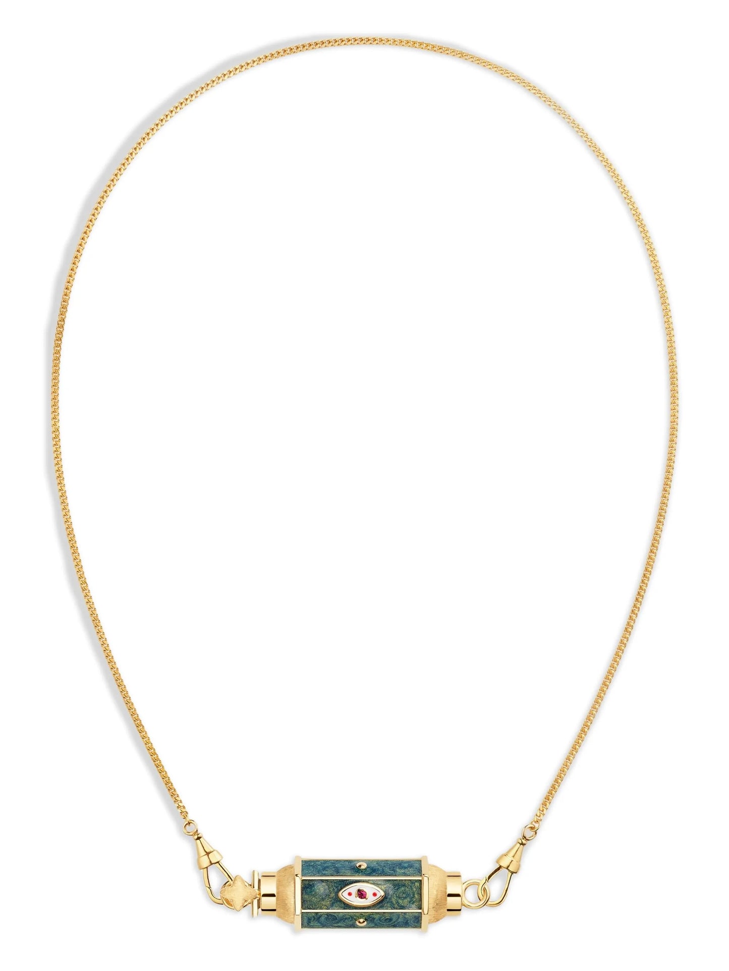 18K yellow gold Evil Eye necklace