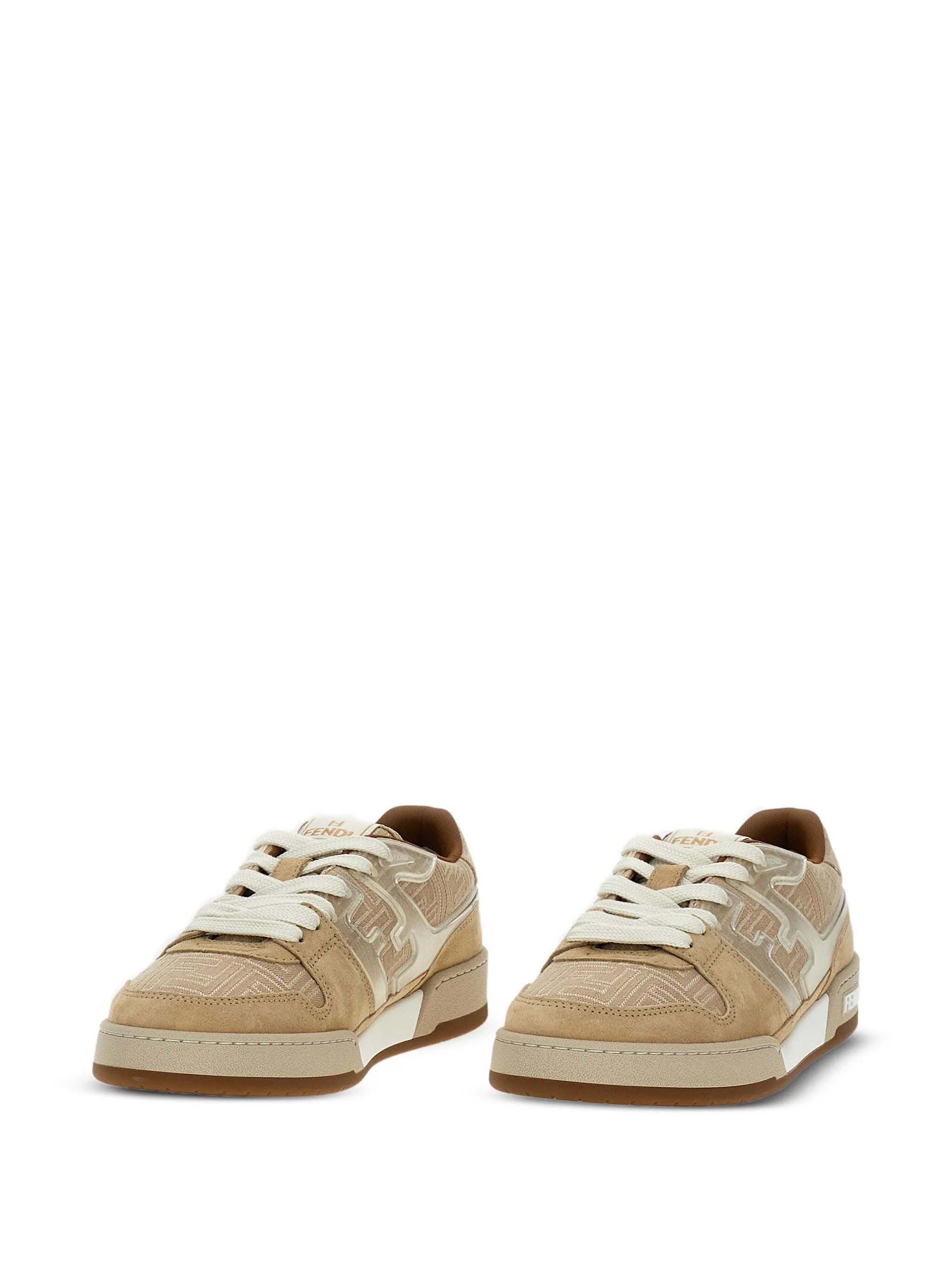 leather low-top sneakers
