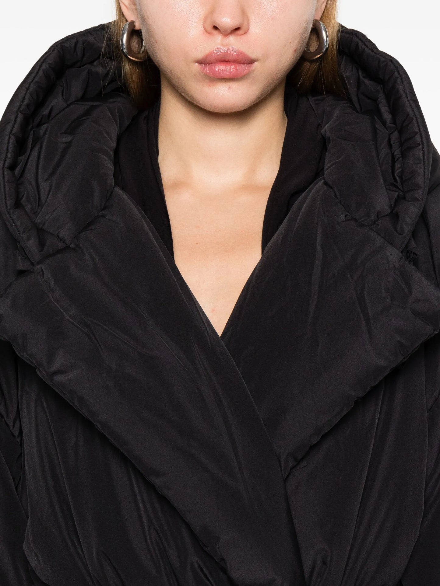 belted oversized coat