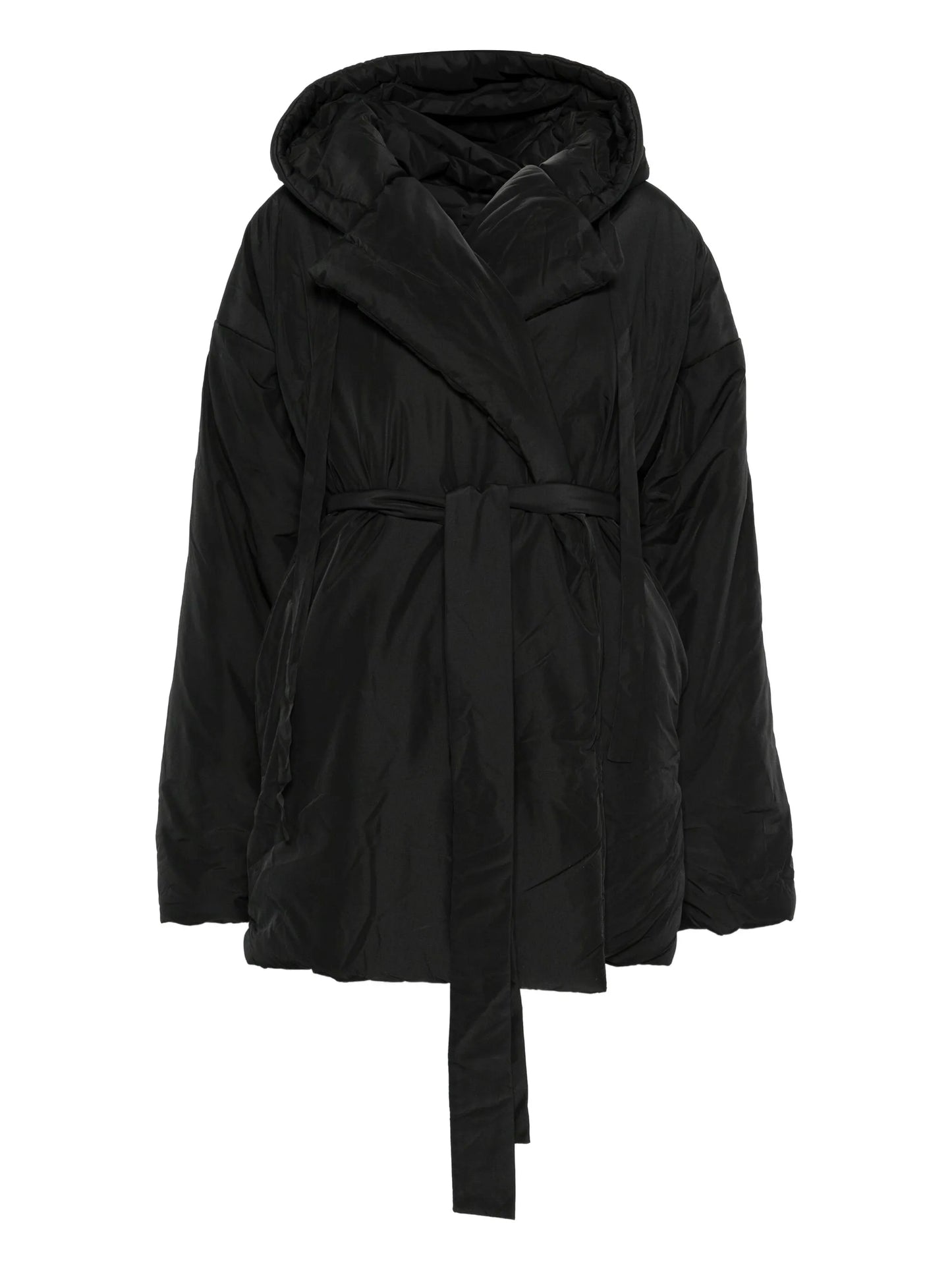 belted oversized coat
