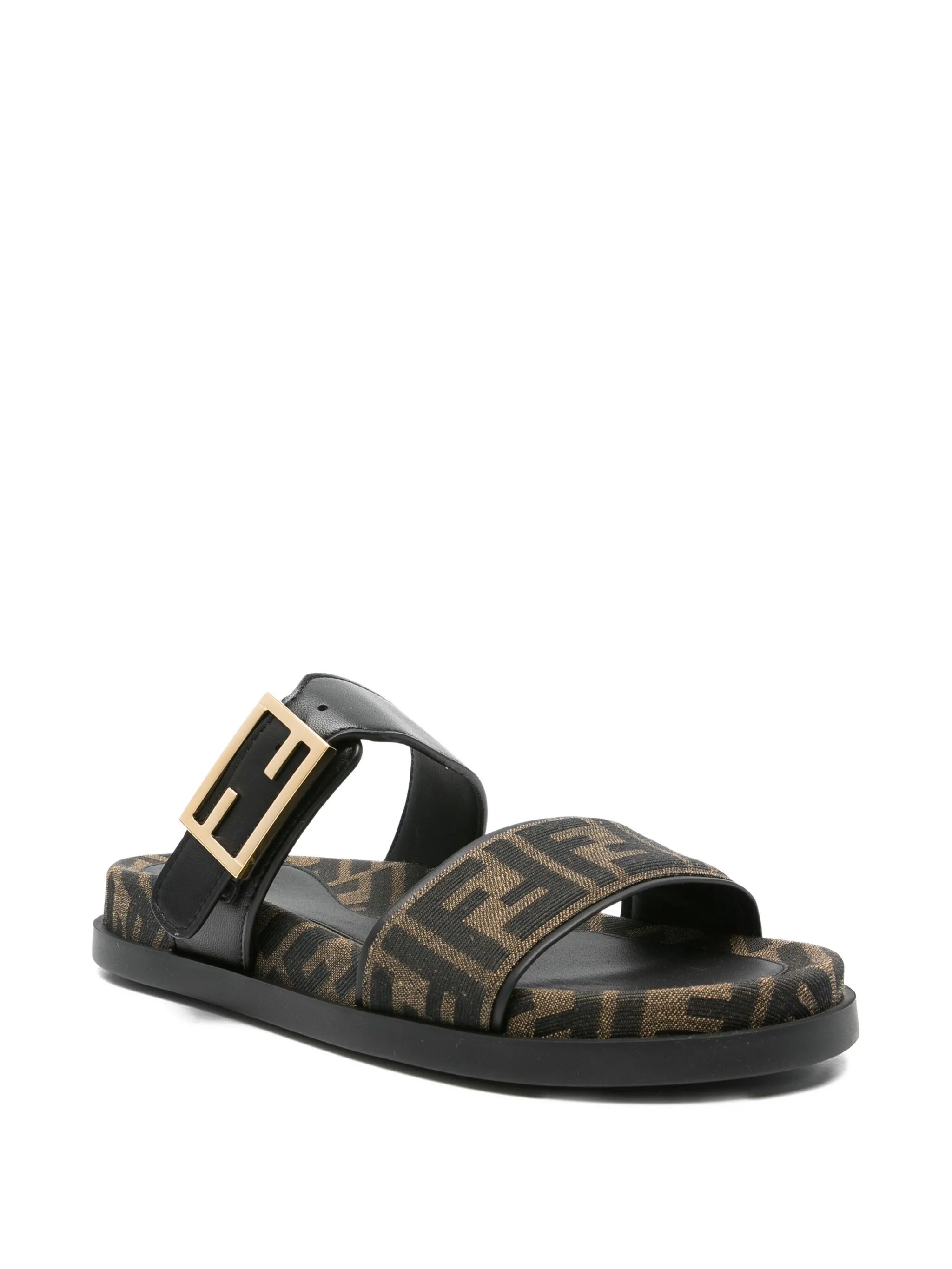 Feel FF-logo buckle sandals