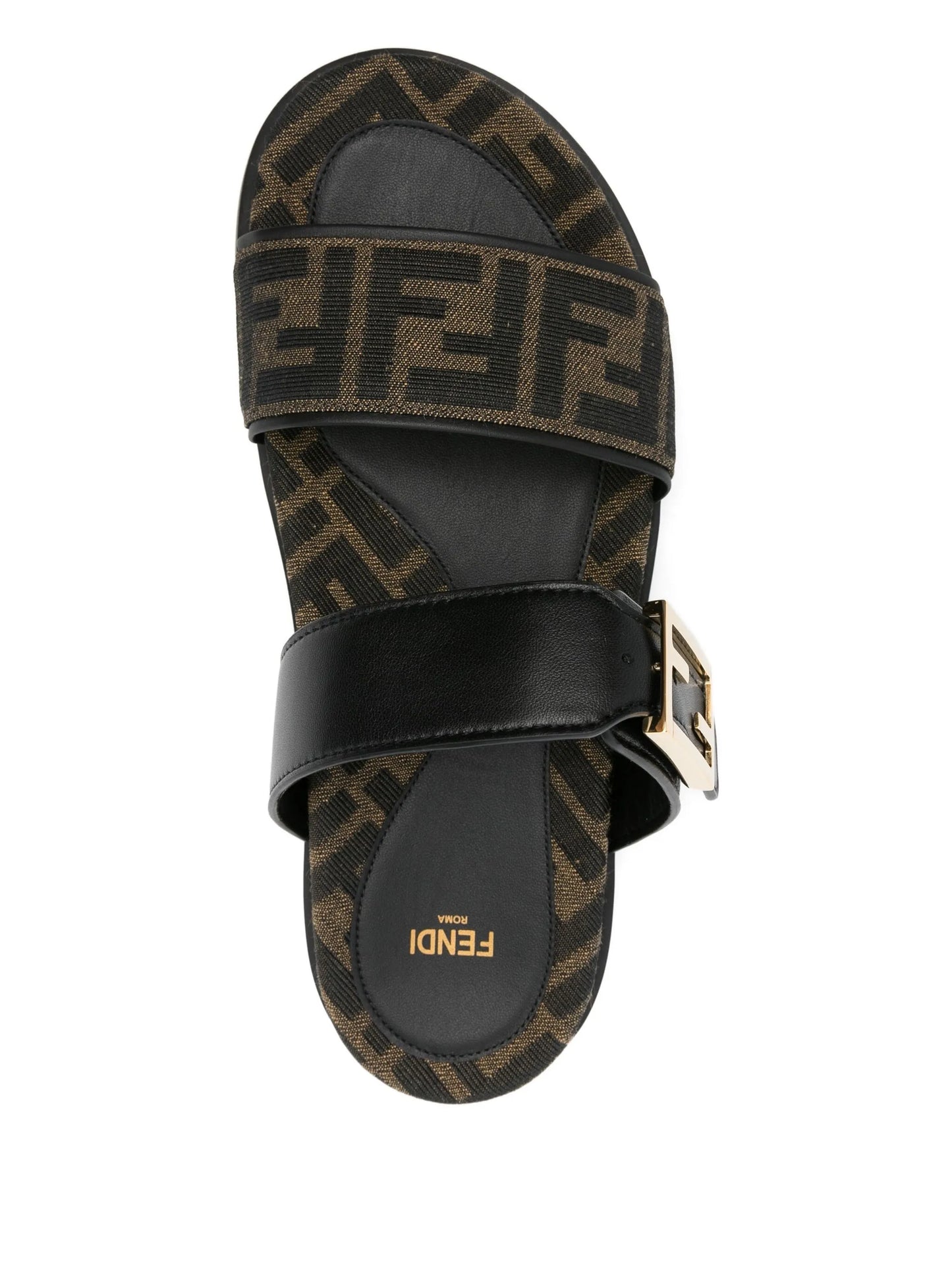 Feel FF-logo buckle sandals