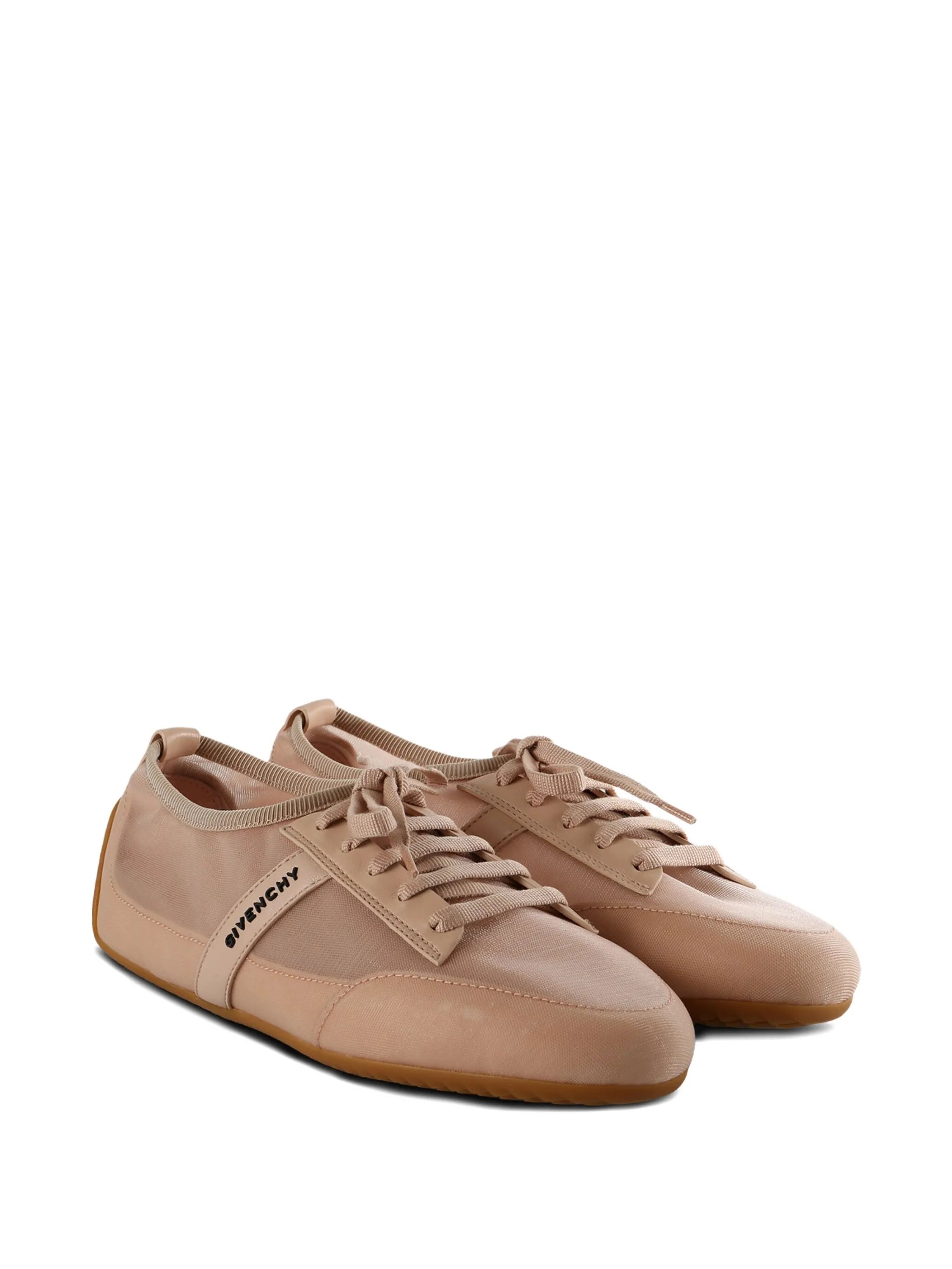 lace-up panel trainers