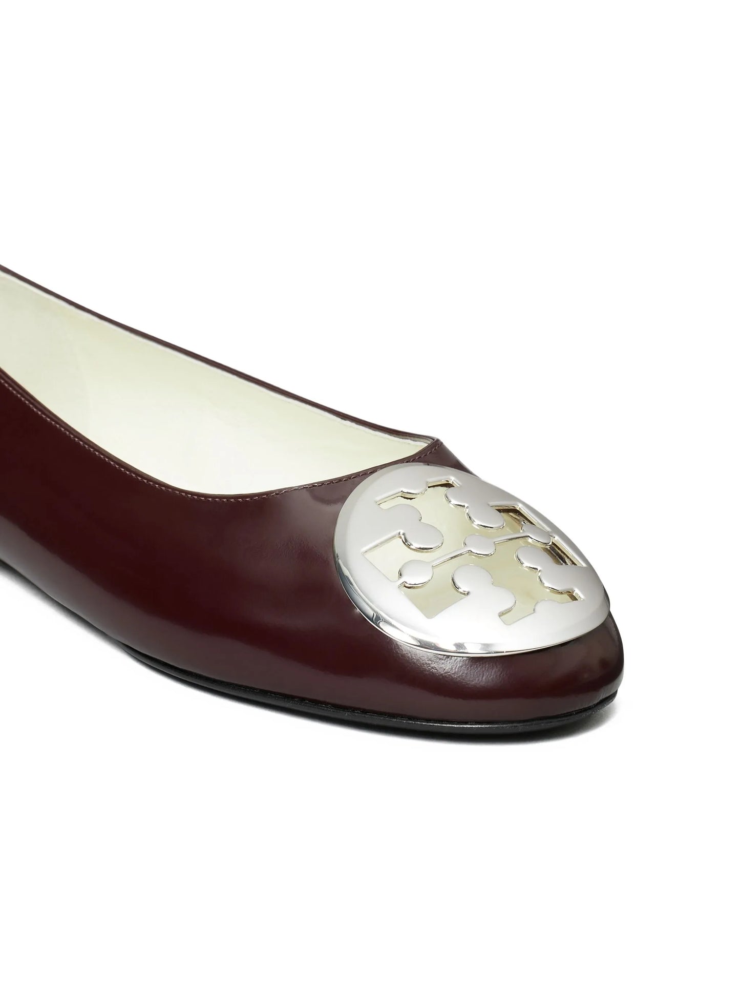 logo-plaque ballet flats