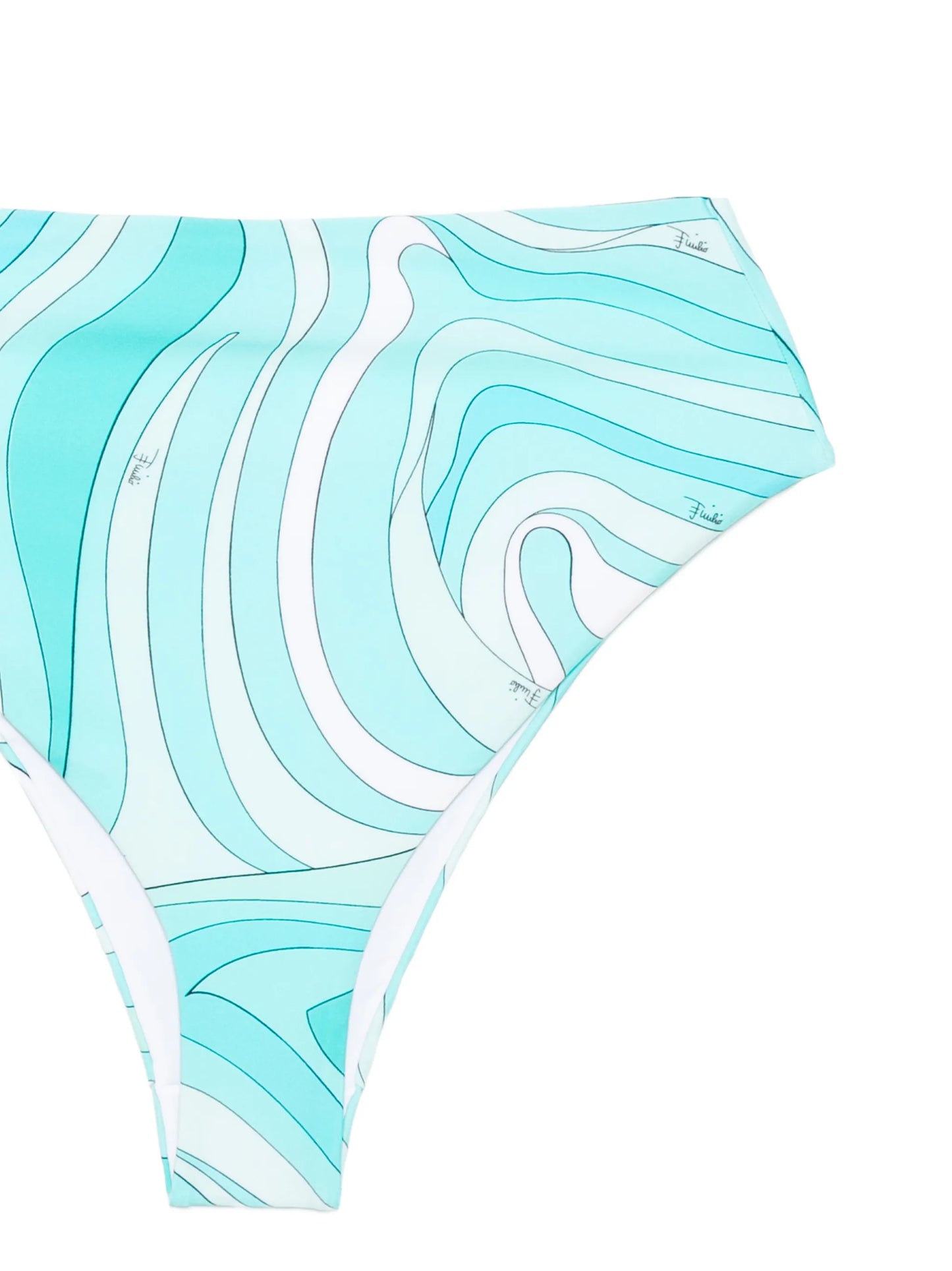 Marmo high-waist bikini bottoms