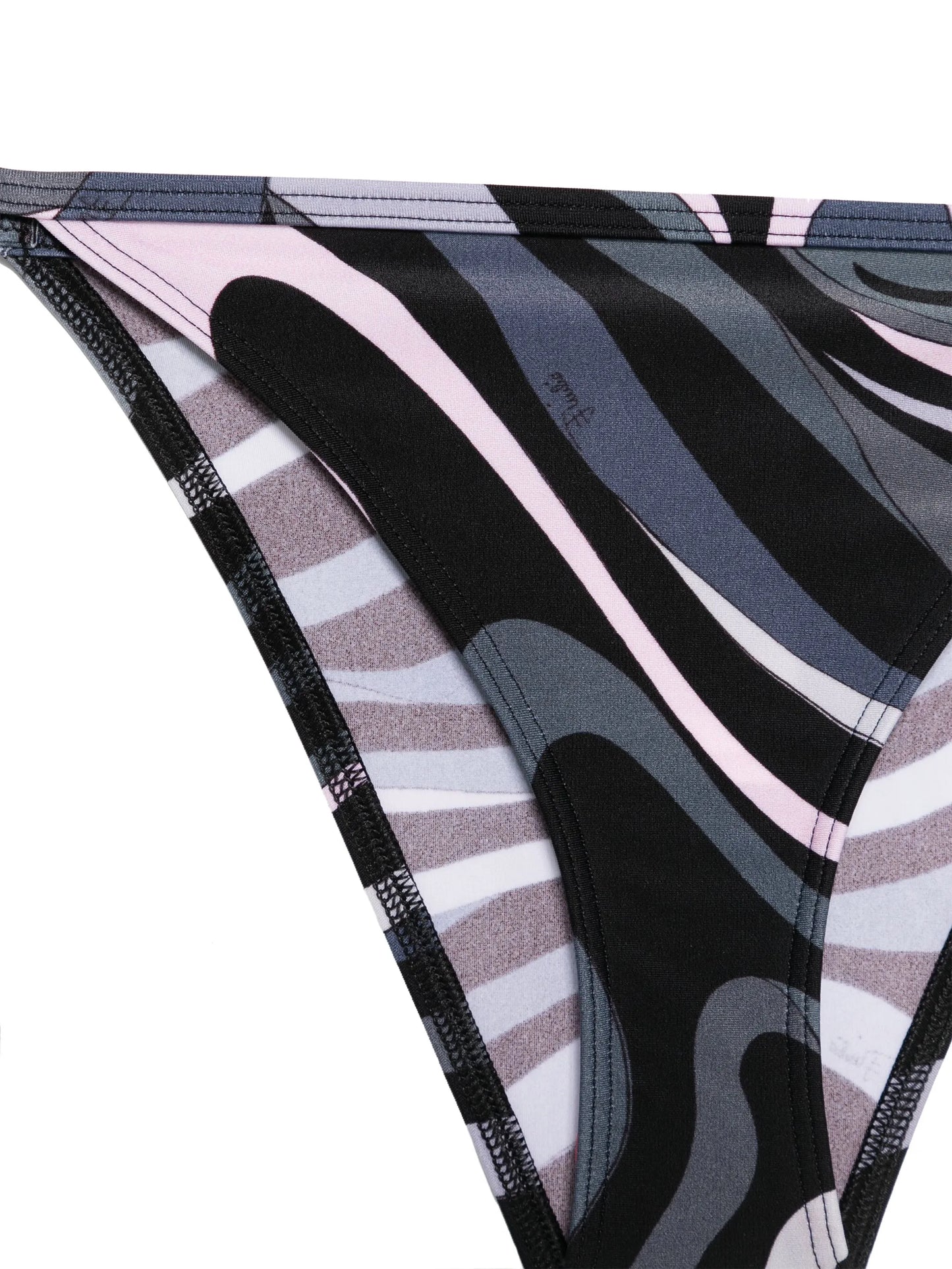 Marmo-print bikini bottom