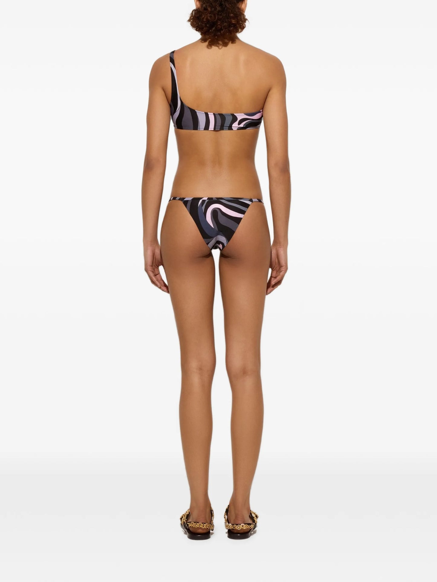 Marmo print bikini bottom