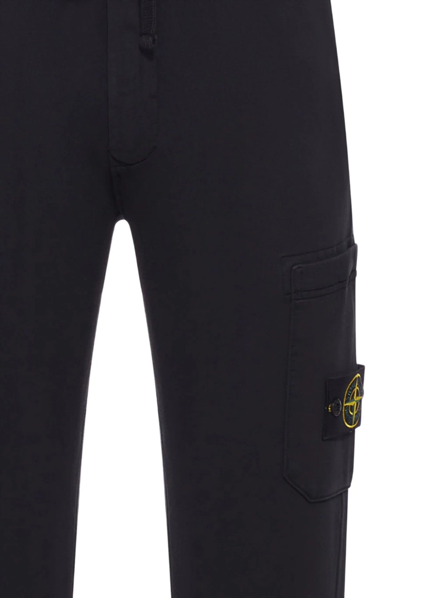 patch-pocket cotton track pants
