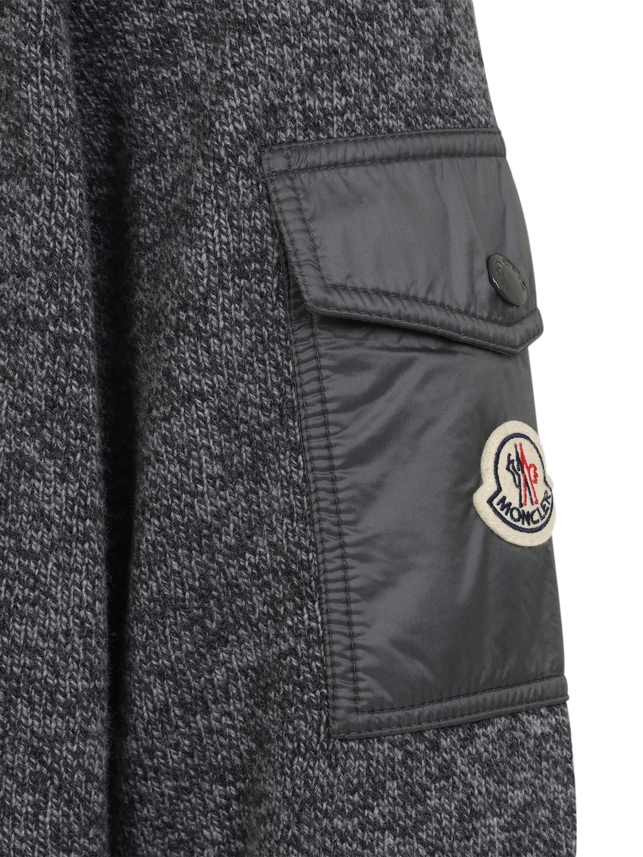 patch-pocket wool sweater
