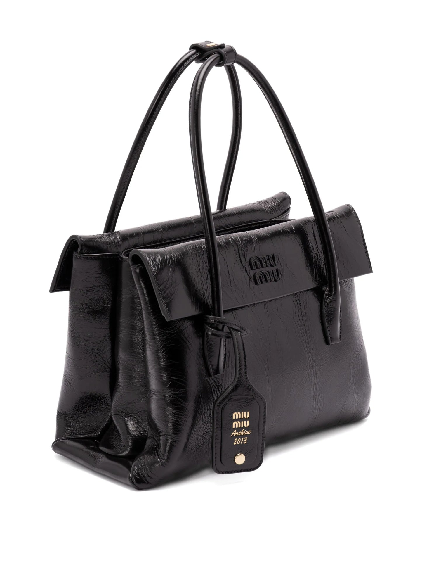Solitaire leather shoulder bag