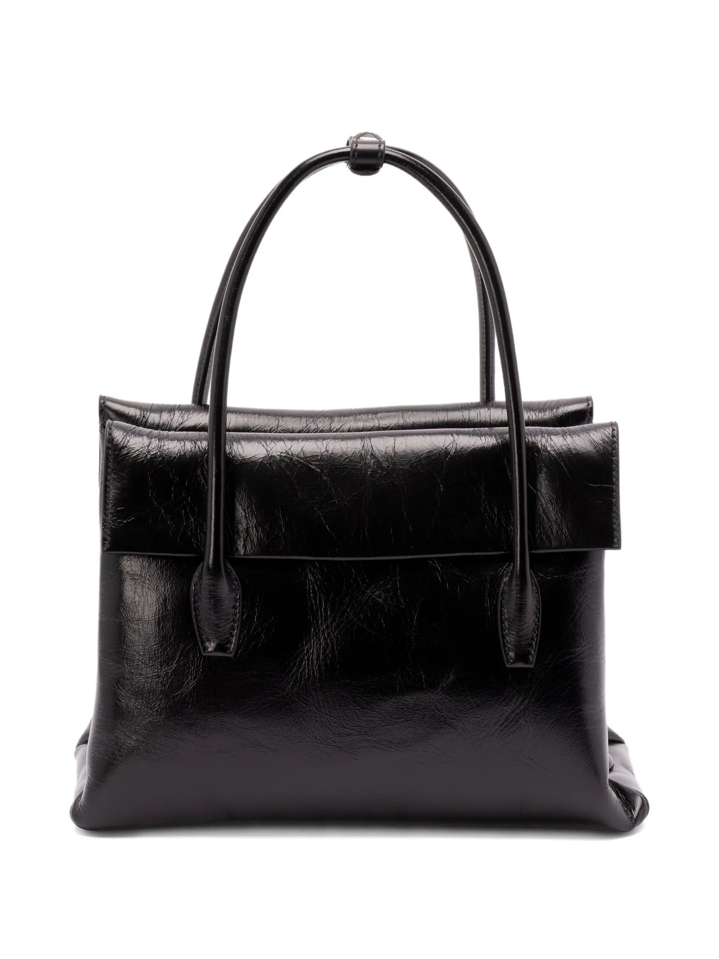 Solitaire leather shoulder bag