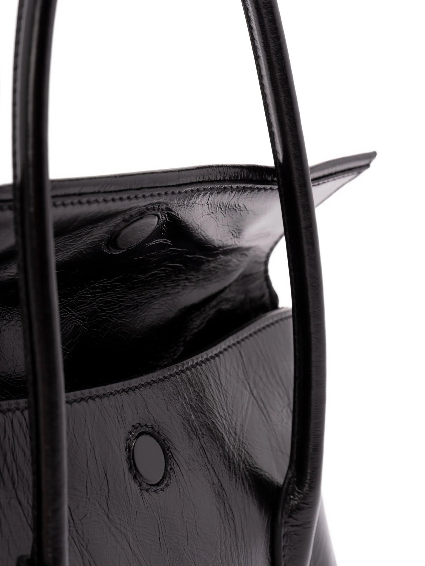 Solitaire leather shoulder bag