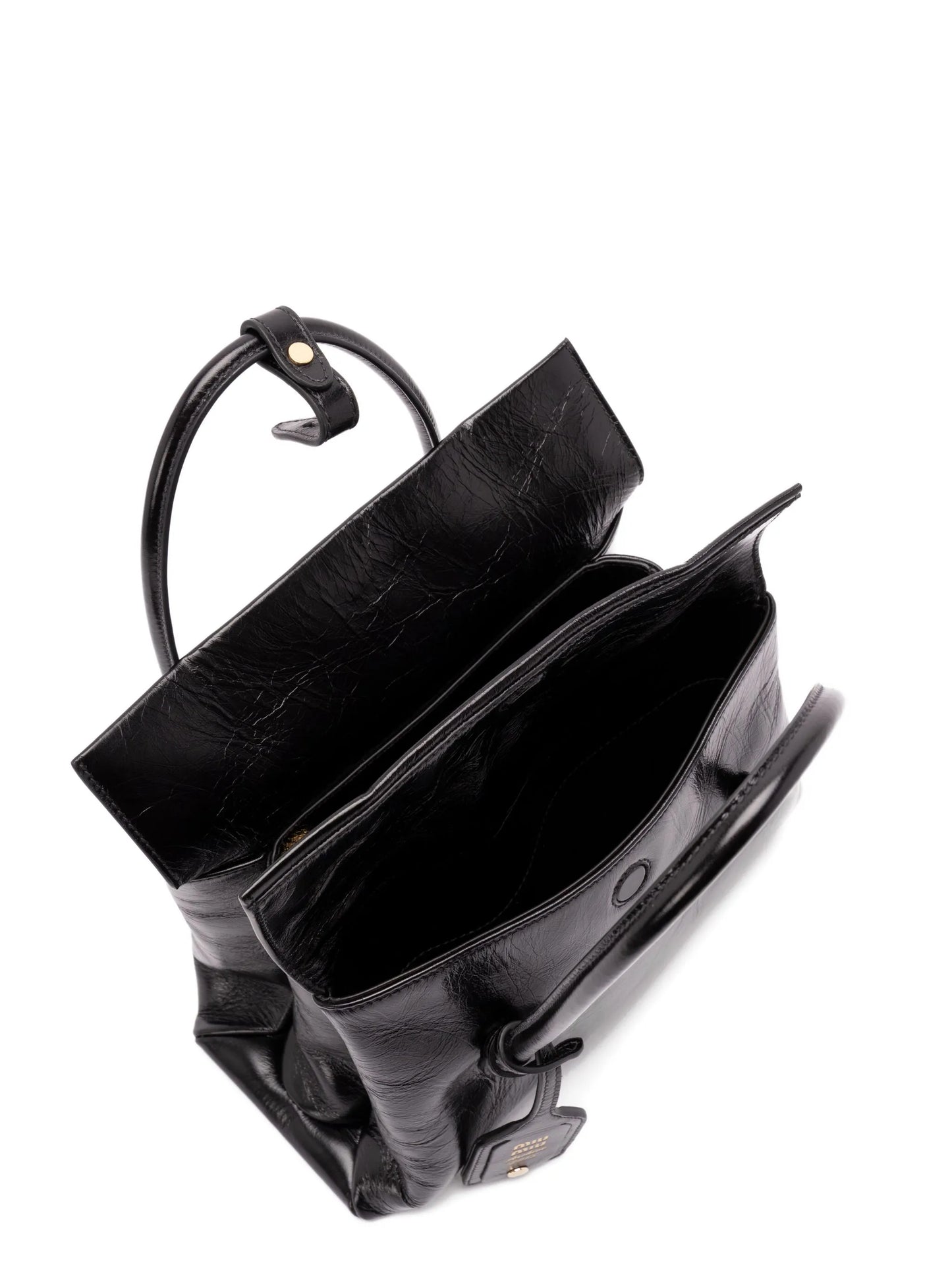 Solitaire leather shoulder bag