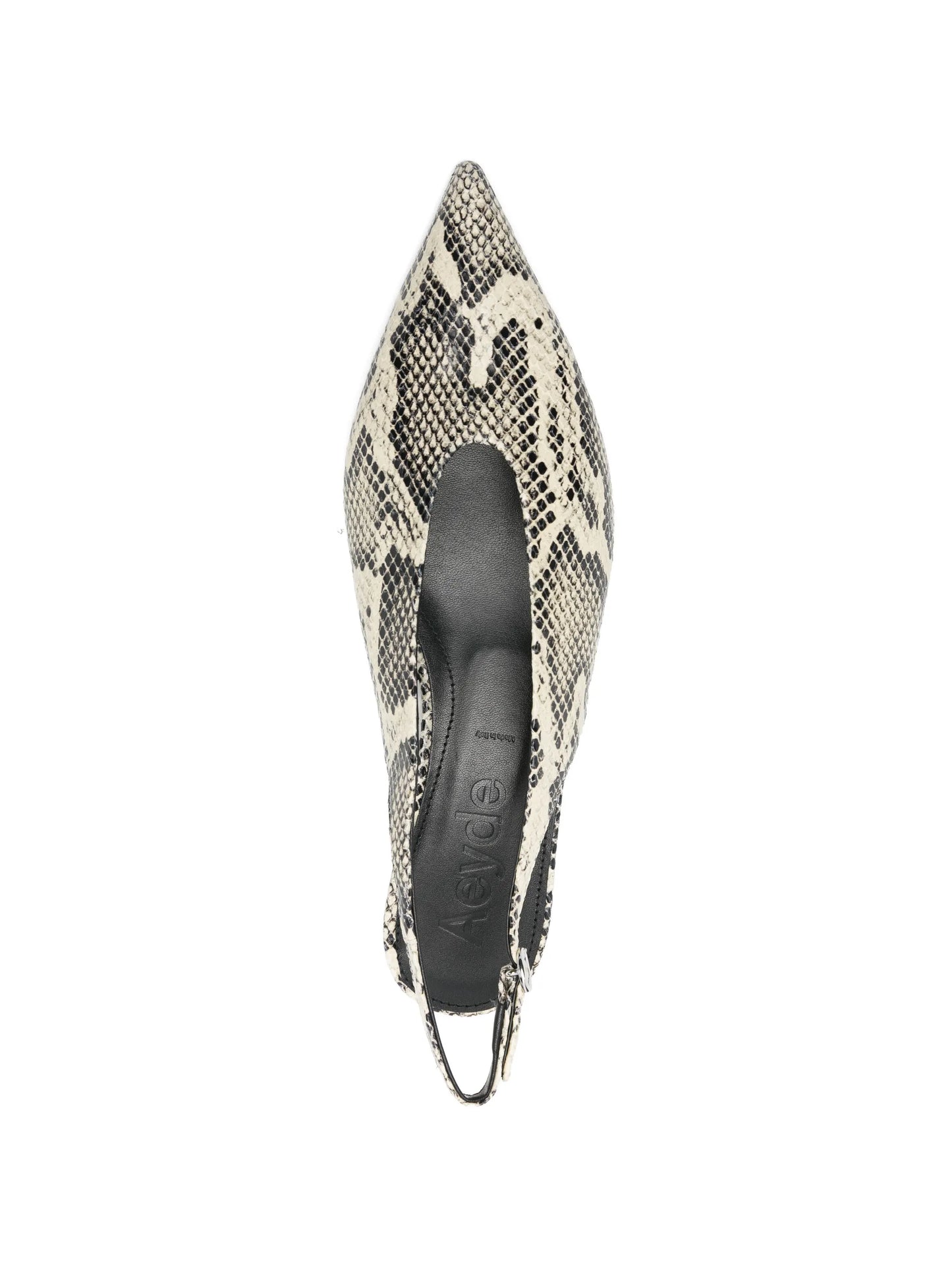 Camila snake-print slingback pumps