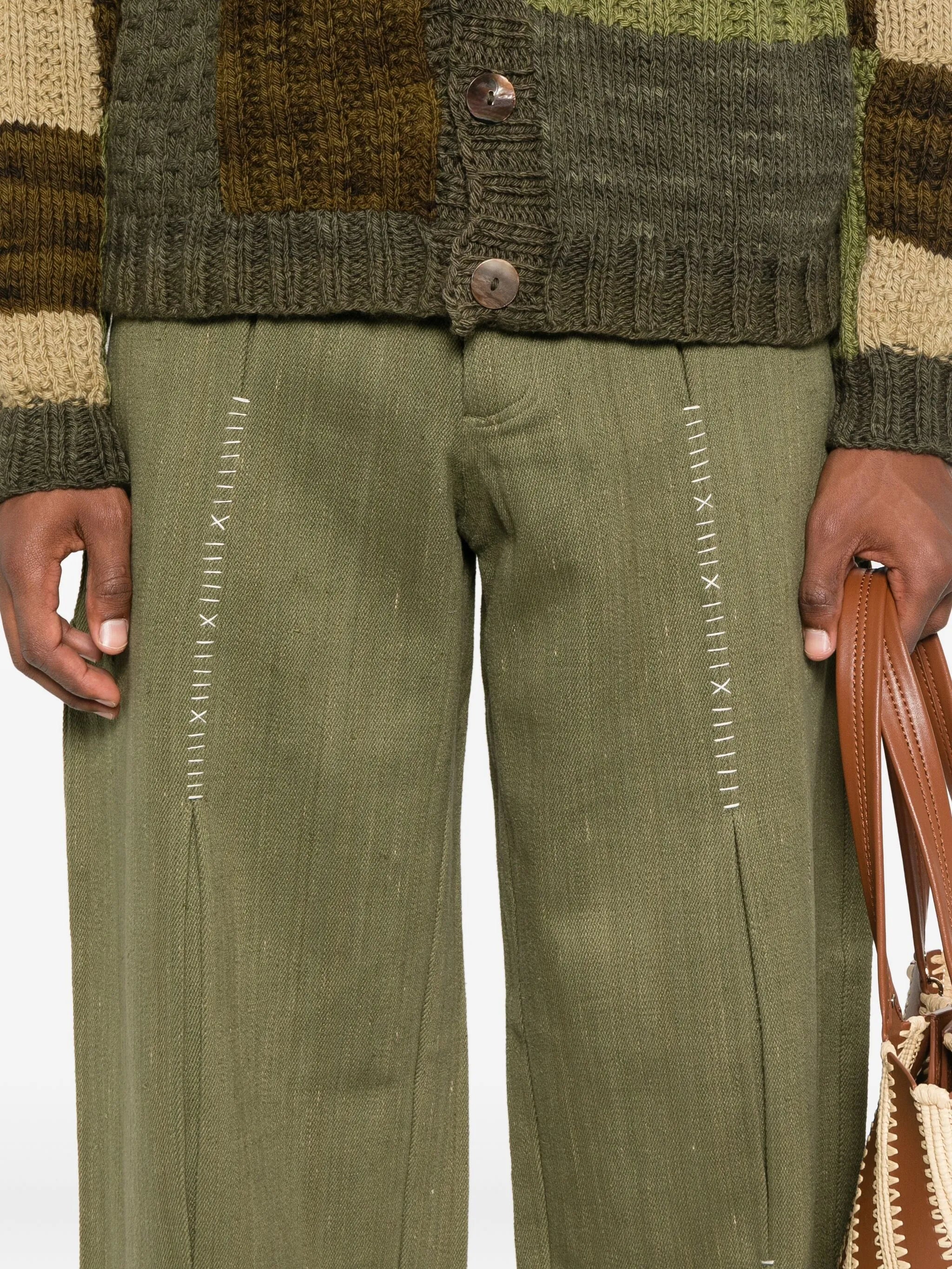 embroidered trousers