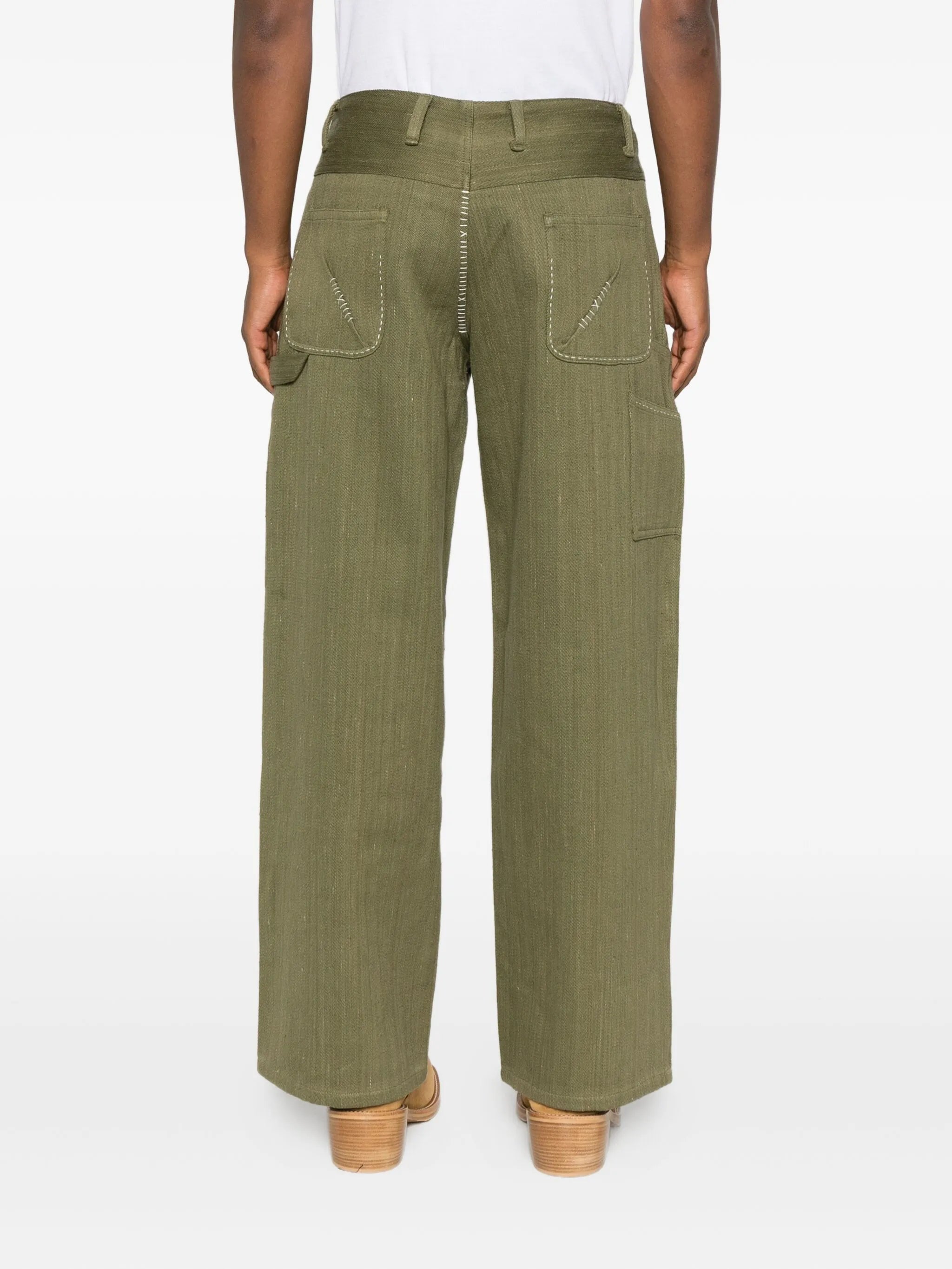 embroidered trousers