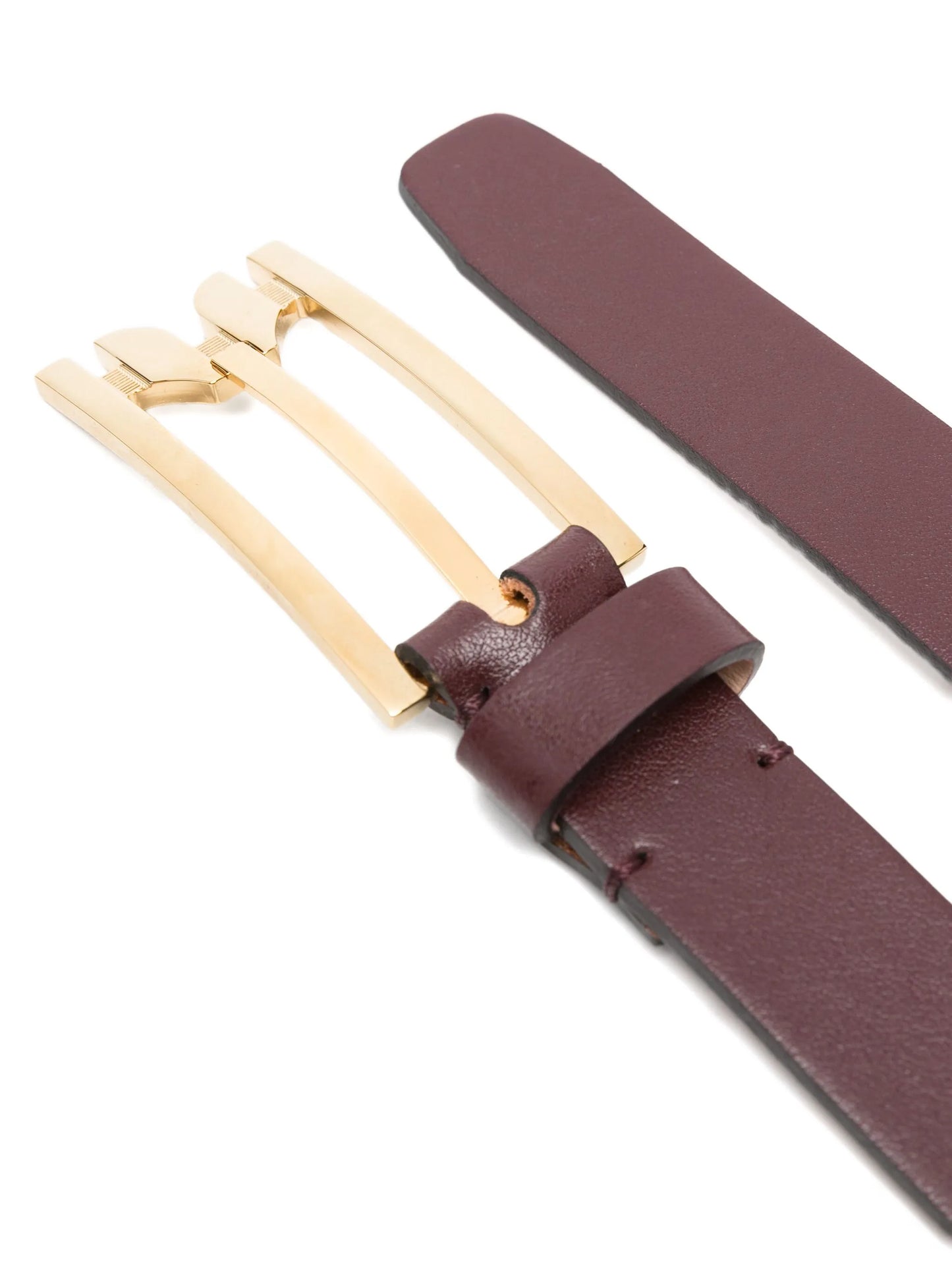 leather buckle belt