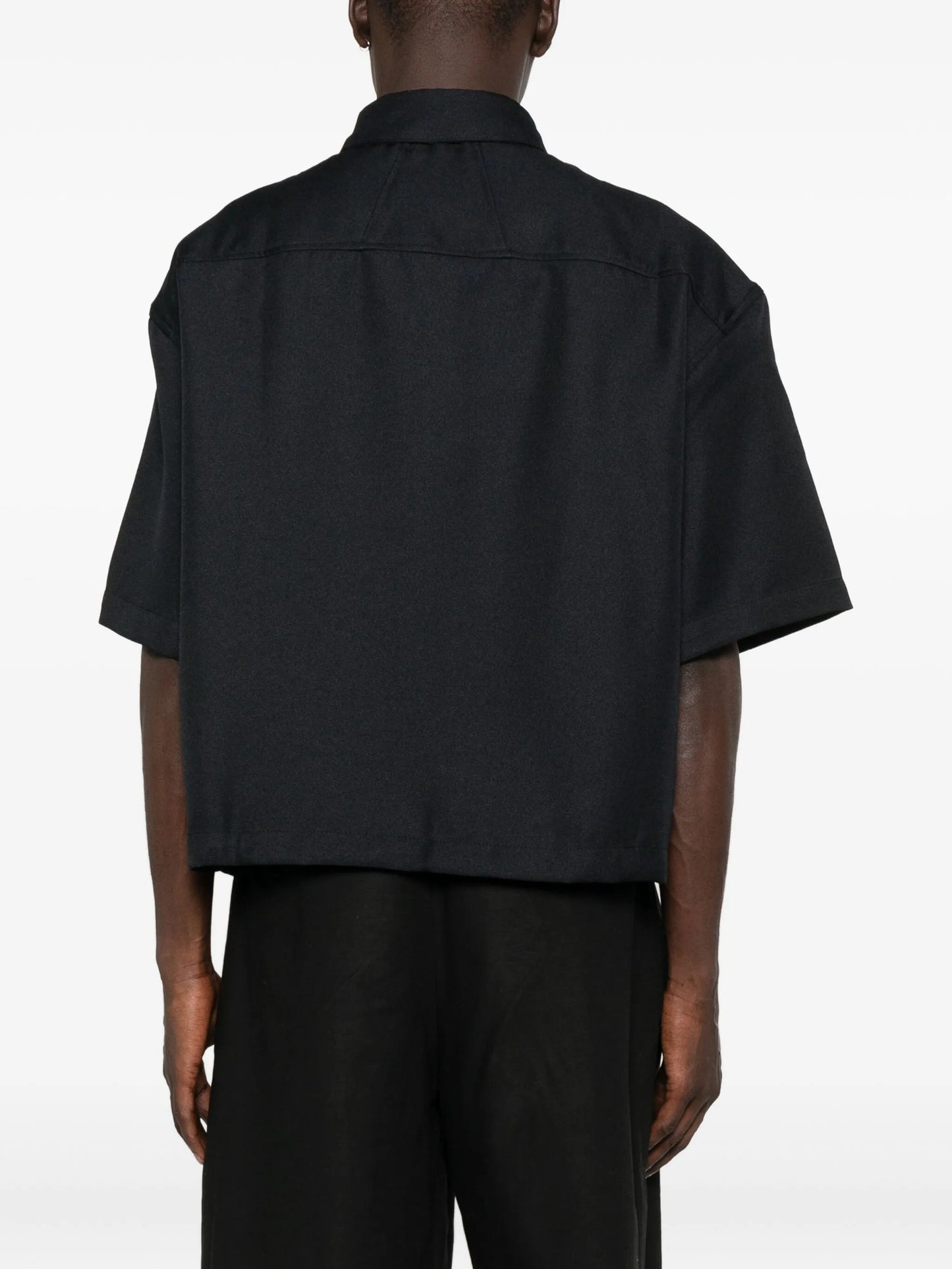 logo-print shirt