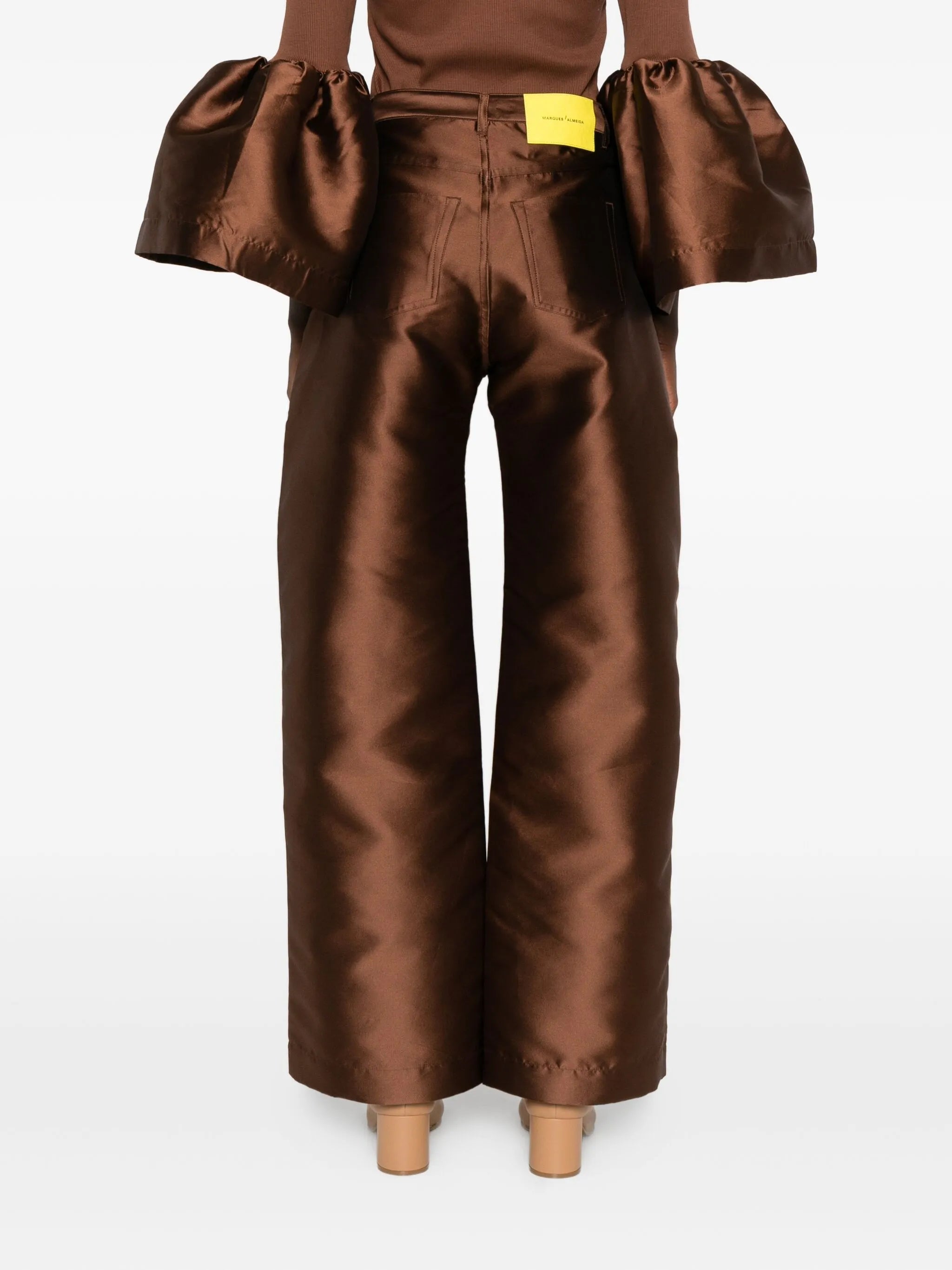 high-waist trousers