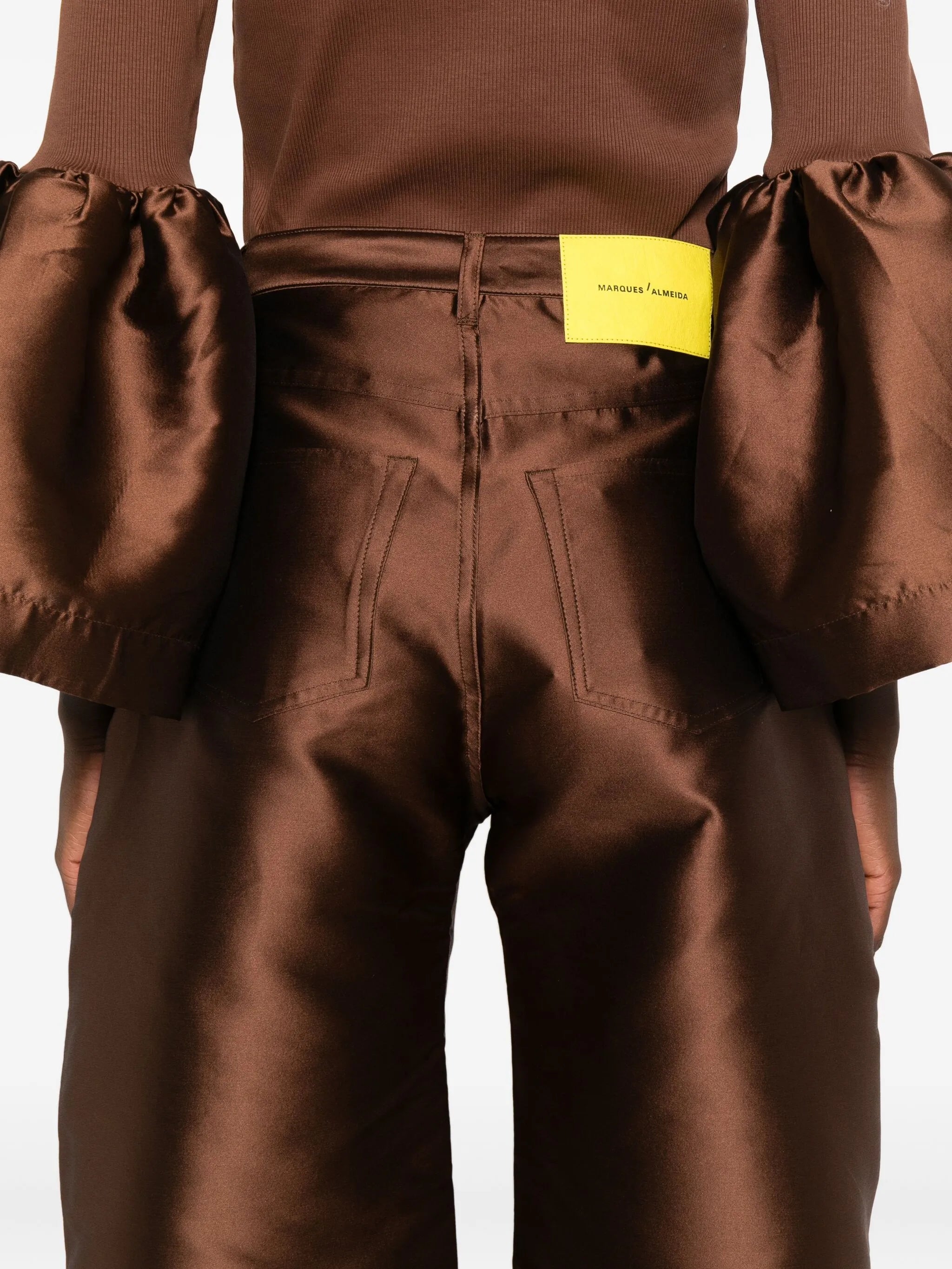 high-waist trousers