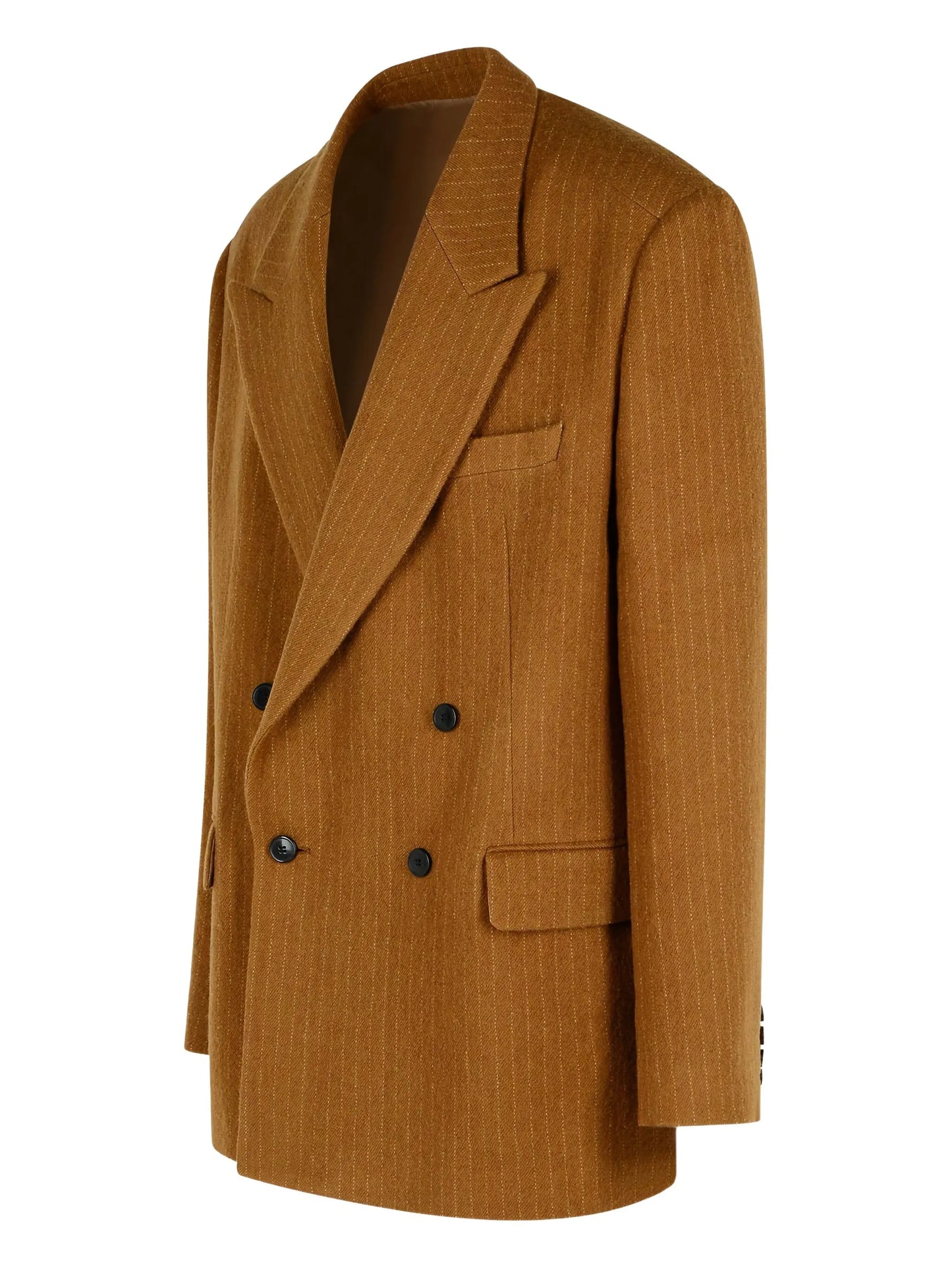 Bishop pinstripe peak-lapel jacket