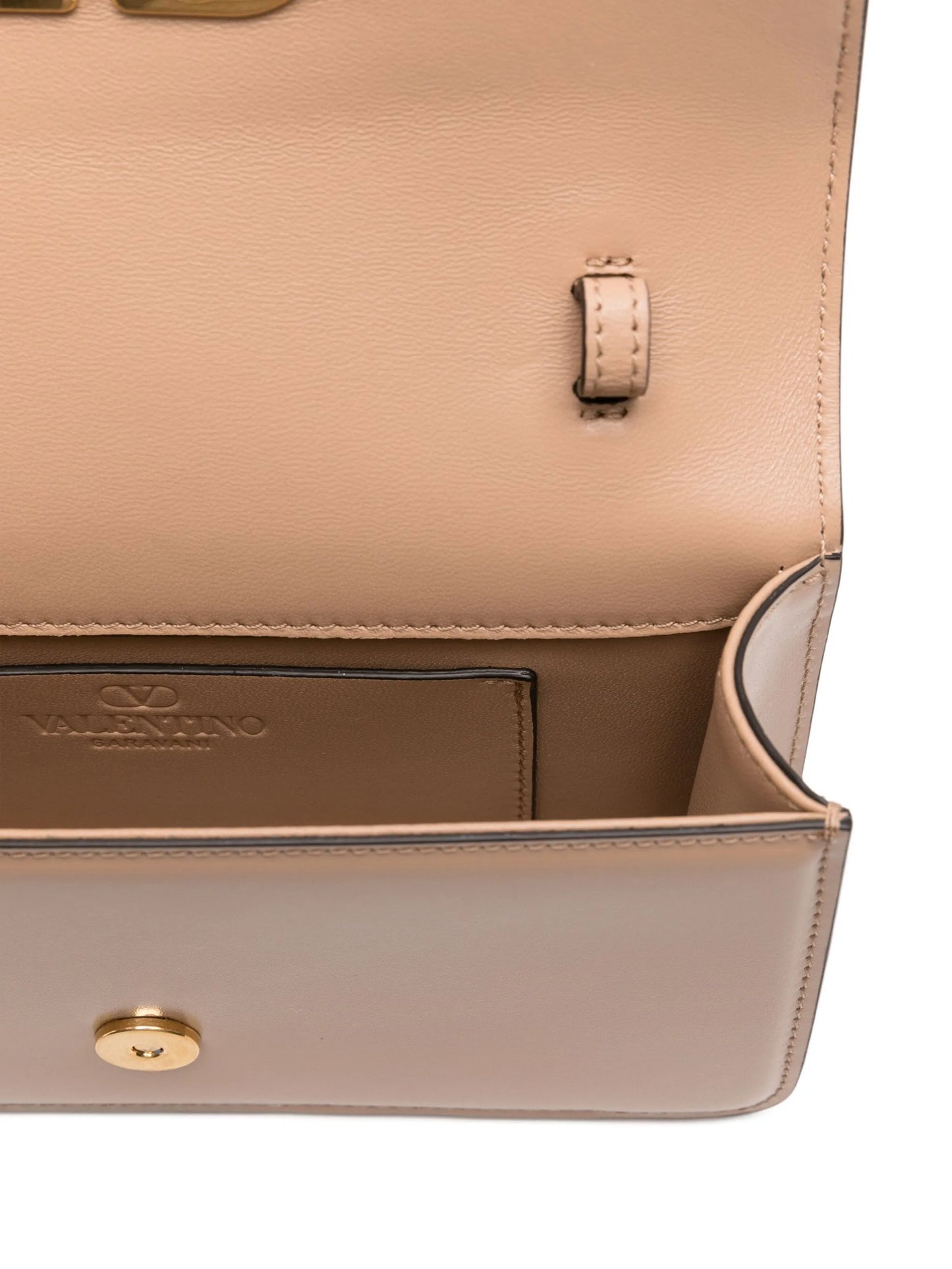 VLogo-signature leather shoulder bag