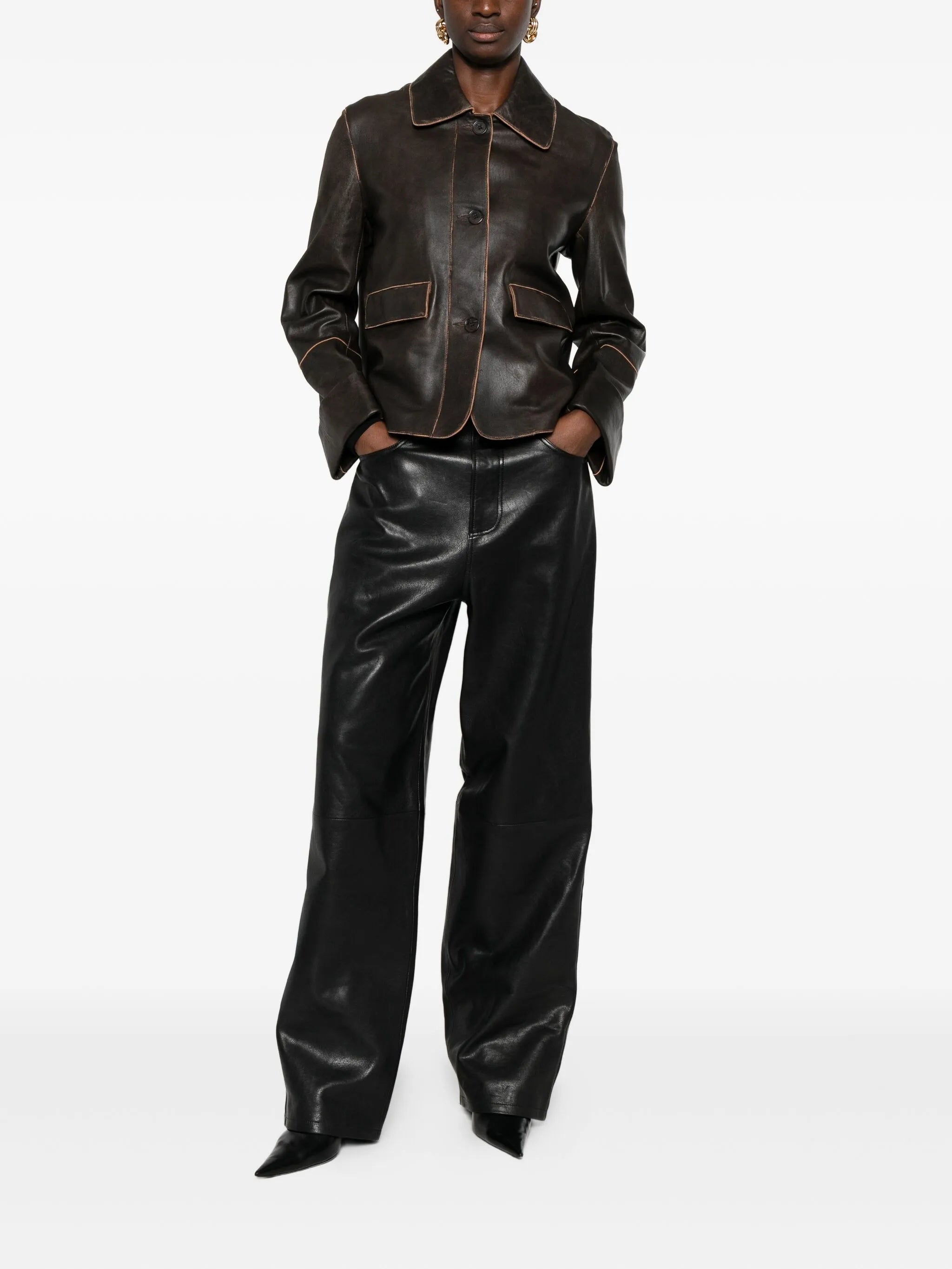 Ella leather jacket